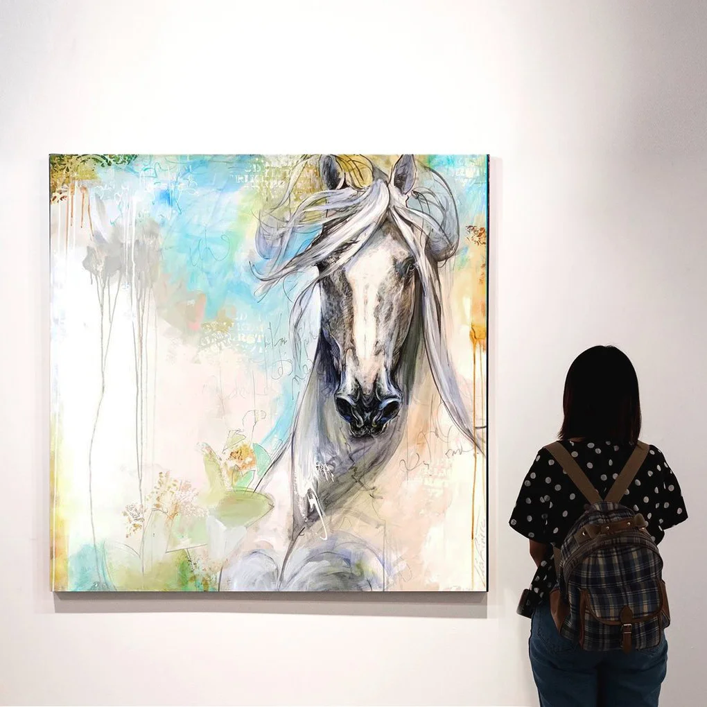 À la claire fontaine (122x122cm) disponible