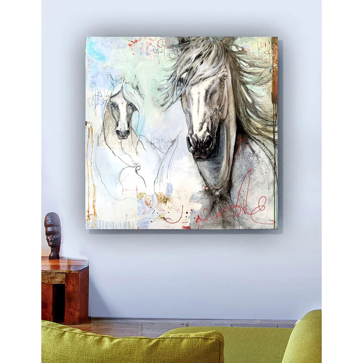 Aliado, le frondeur et la liberté (122x122cm) disponible