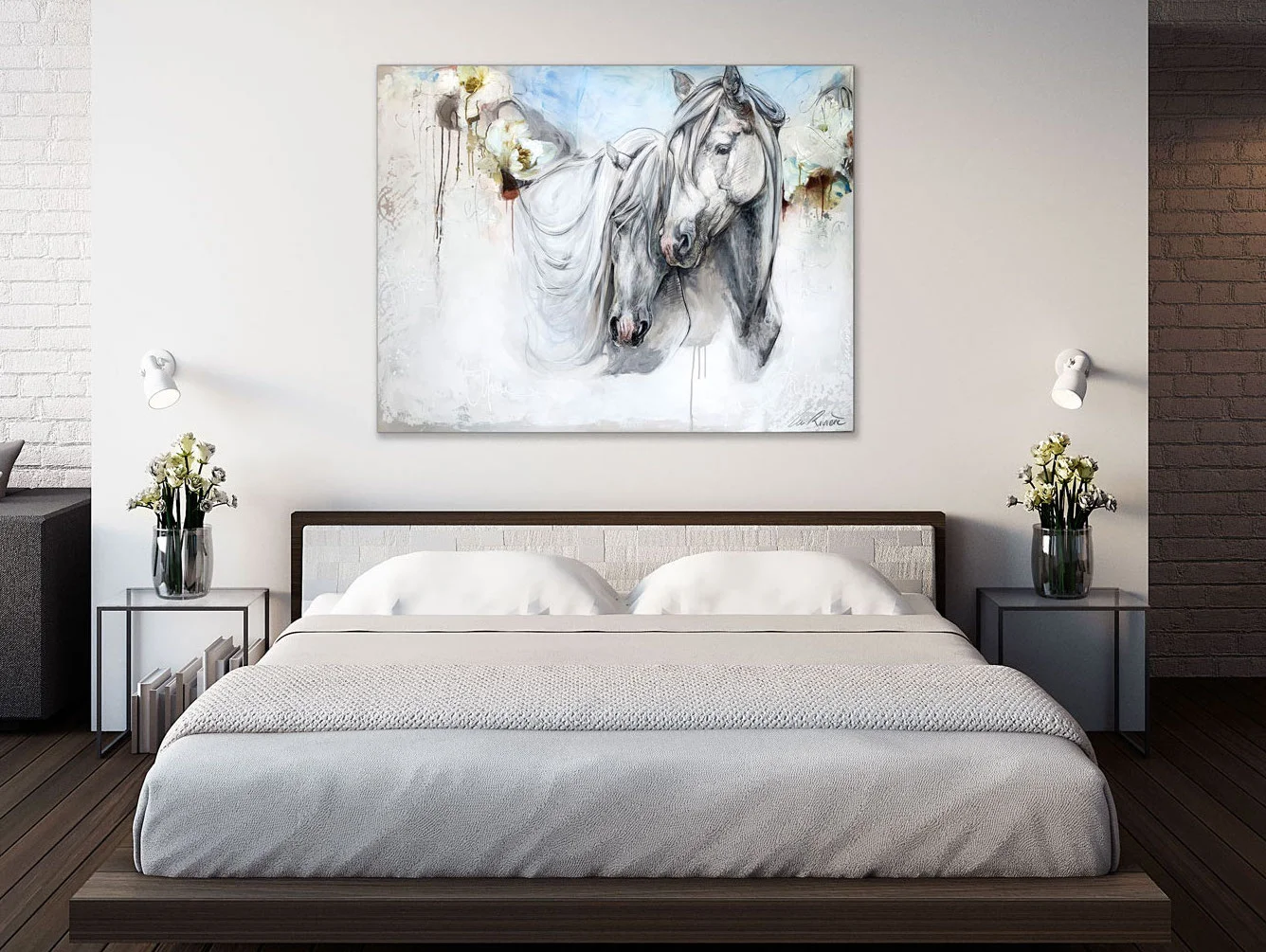Bonheur en partage (122x152cm) disponible