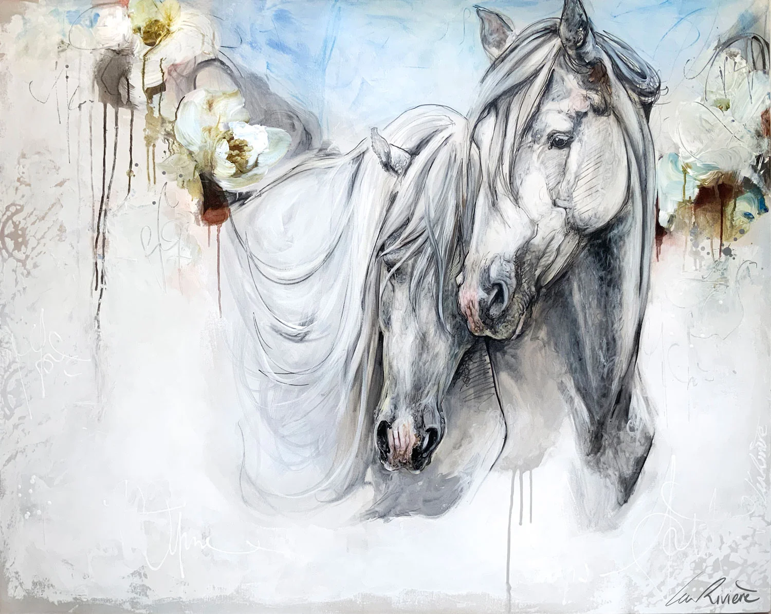 Bonheur en partage (122x152cm) disponible