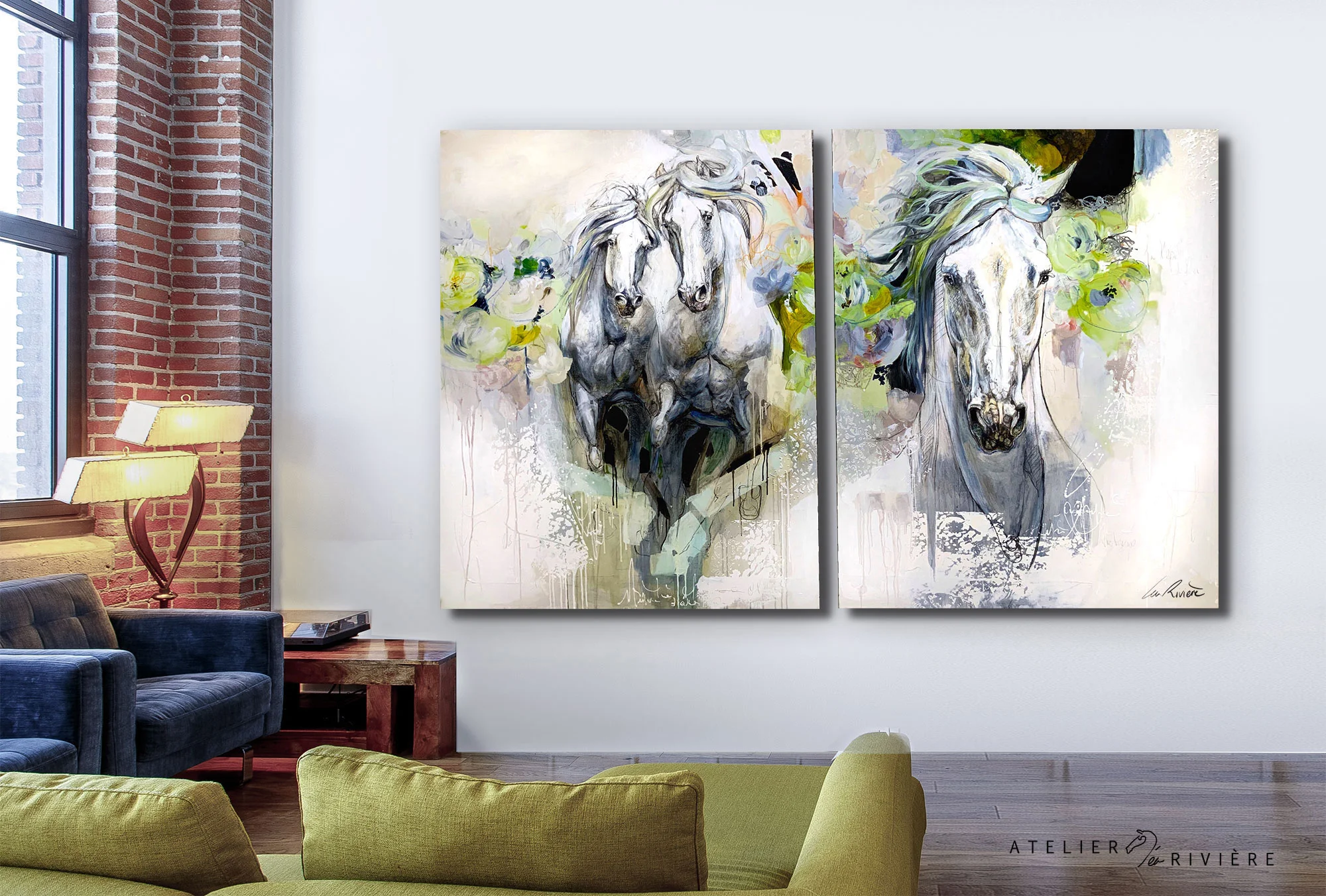 "À dire vrai, la vie" Binôme (152x244cm) Disponible