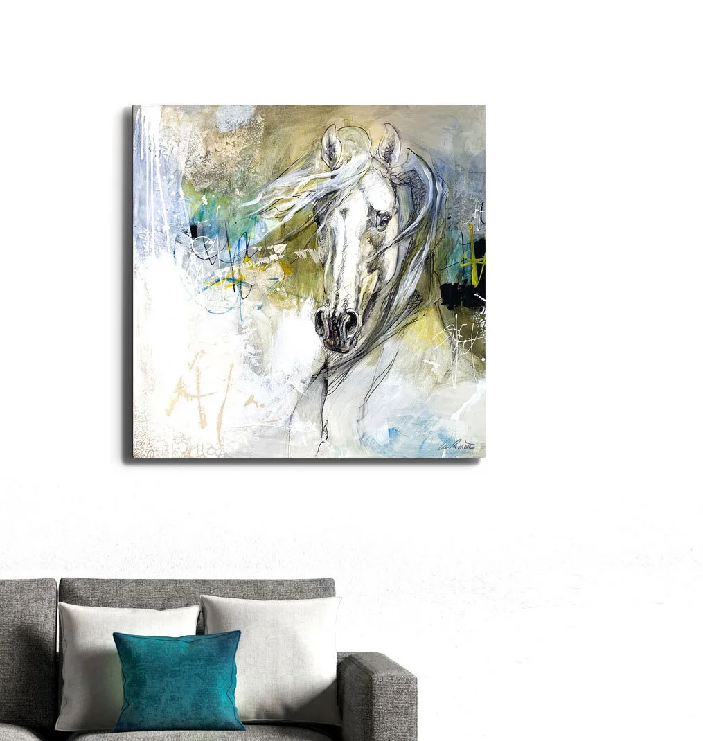 "À l'ouest #1" (91x91cm) disponible