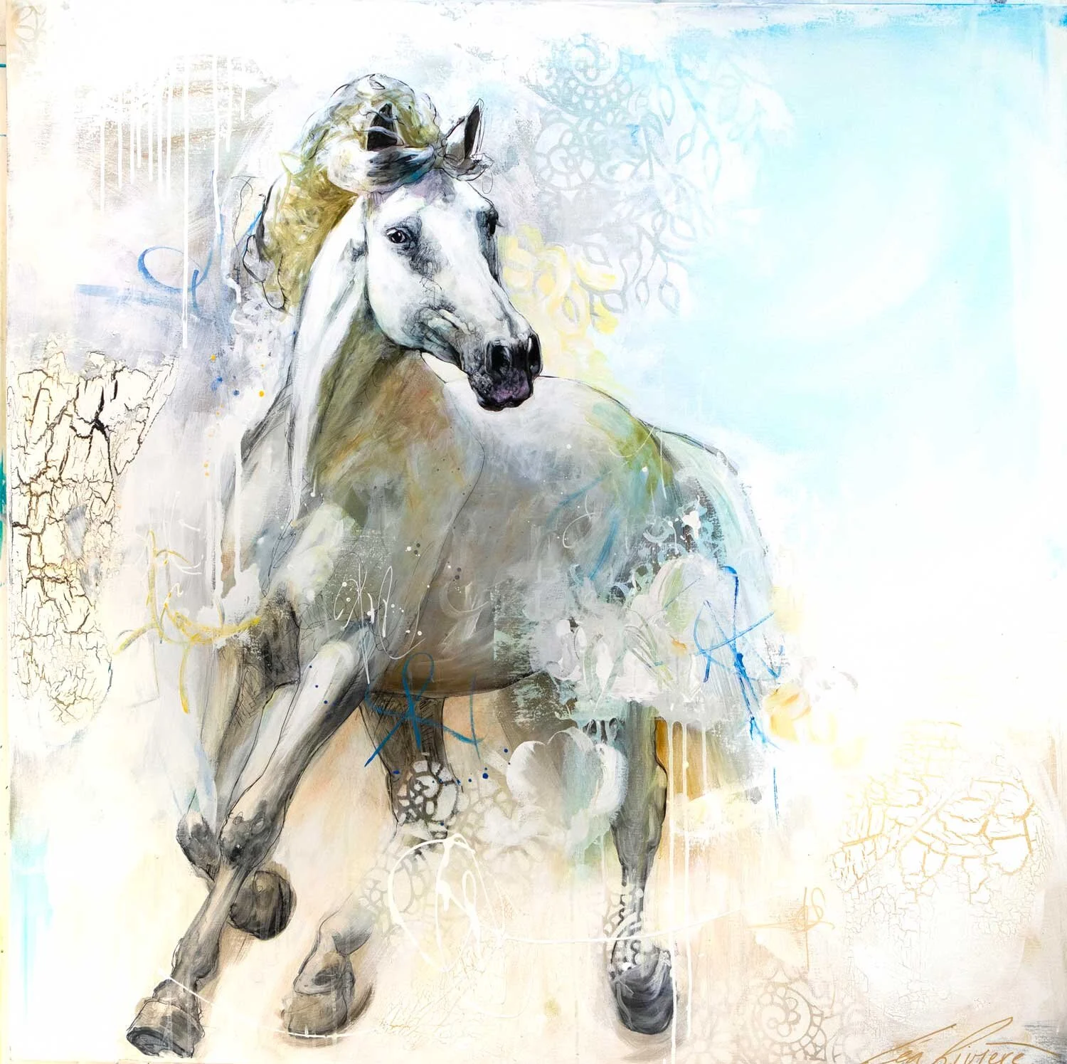 "Arabesque" 122x122cm disponible