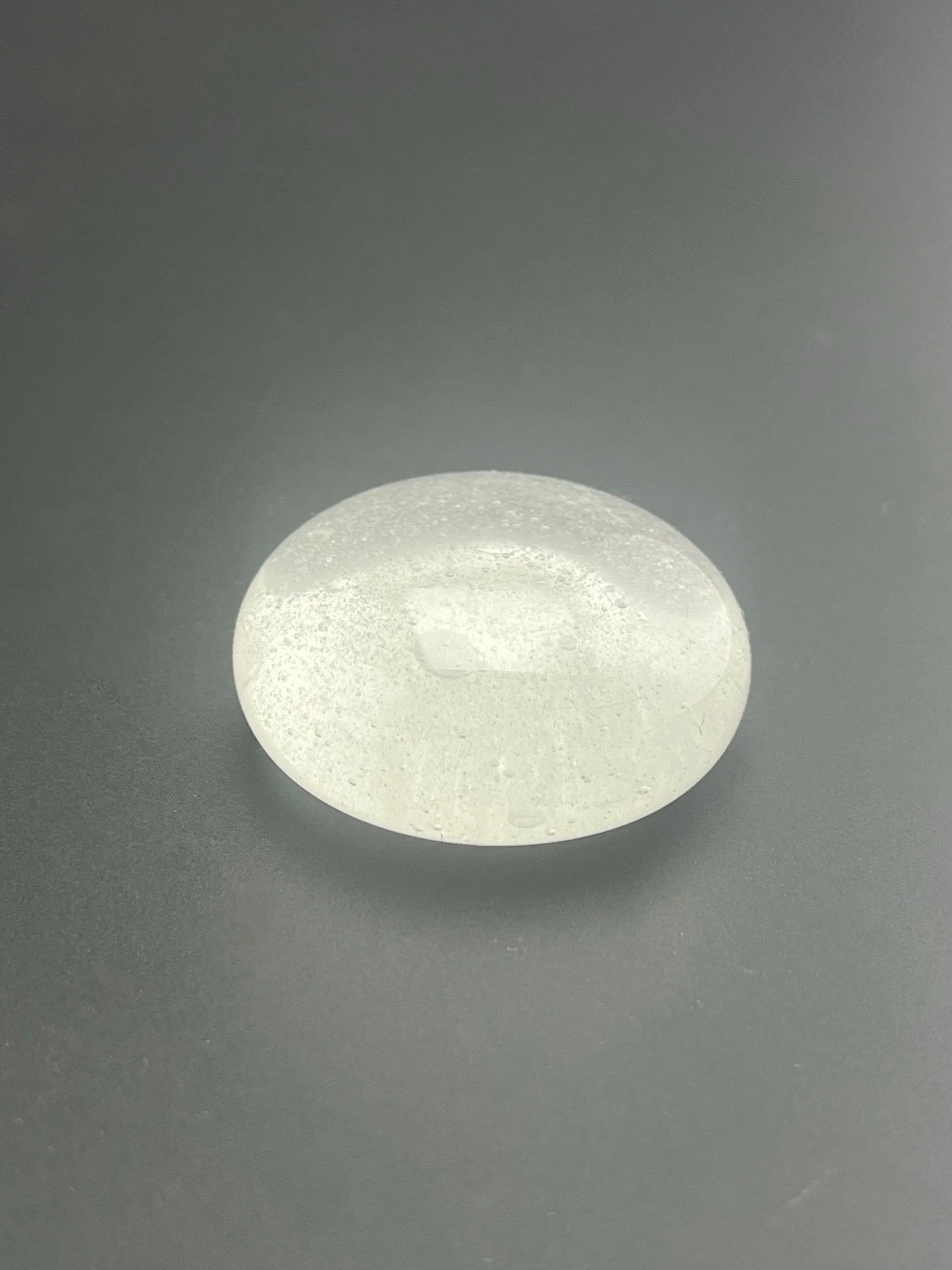 White Glass Paperweight