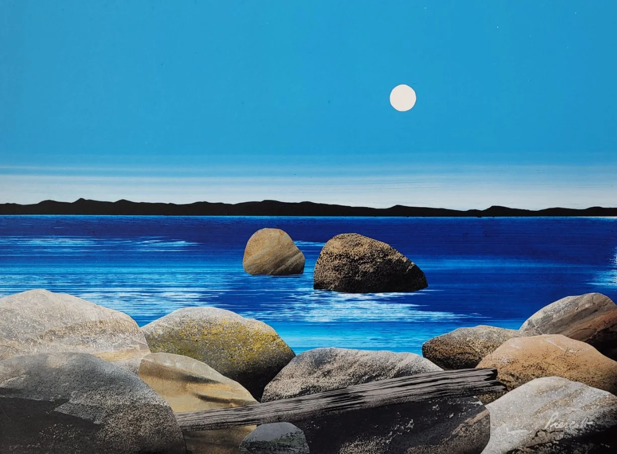   Lakeshore  Collage 22” x 30” 