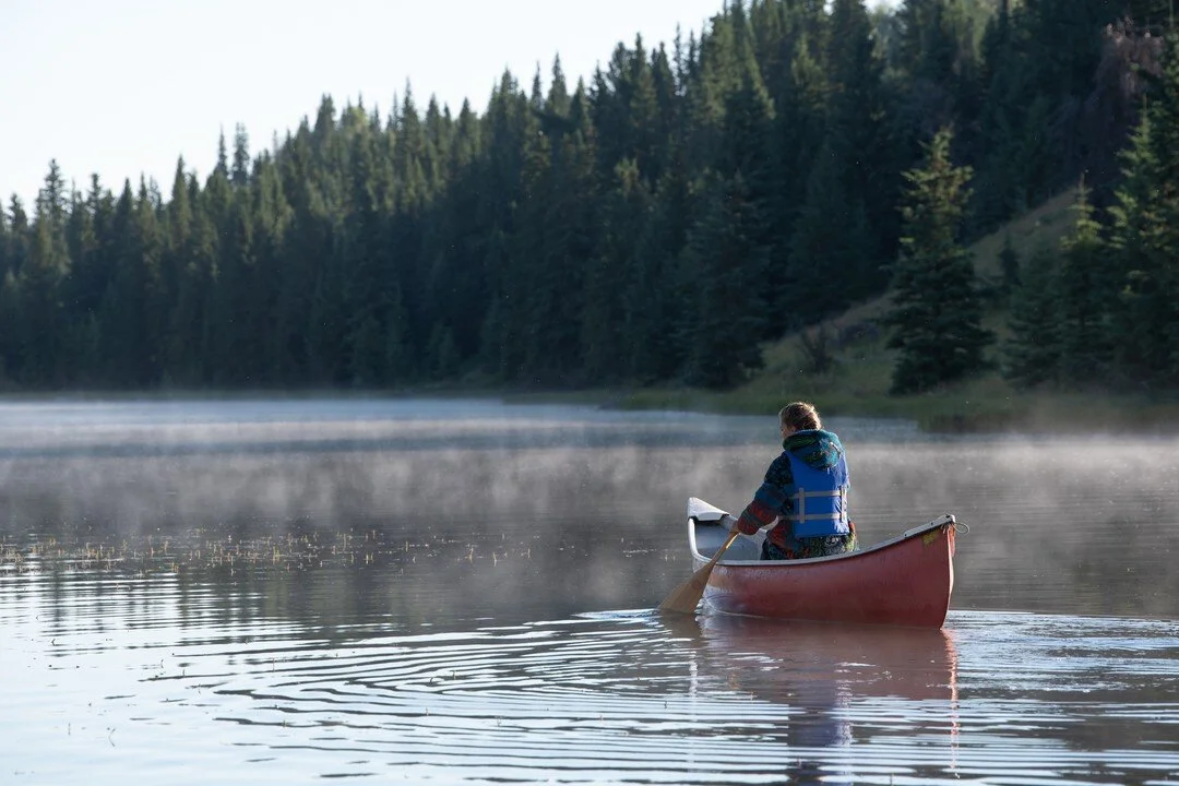 &quot;So lovely was the loneliness of a wild lake&quot; 
-Edgar Allan Poe
.
🛶: @jengrace97 
📷 : @mary.locations
.
.
#canadianvacation #canadianescapes #canadianlakes #beautifulbritishcolumbia #beautifulbc #guestranch #canadianguestranch #horseranch