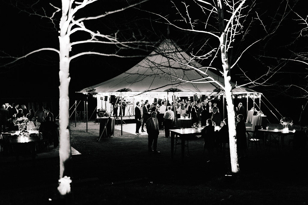 Tented wedding reception pictures