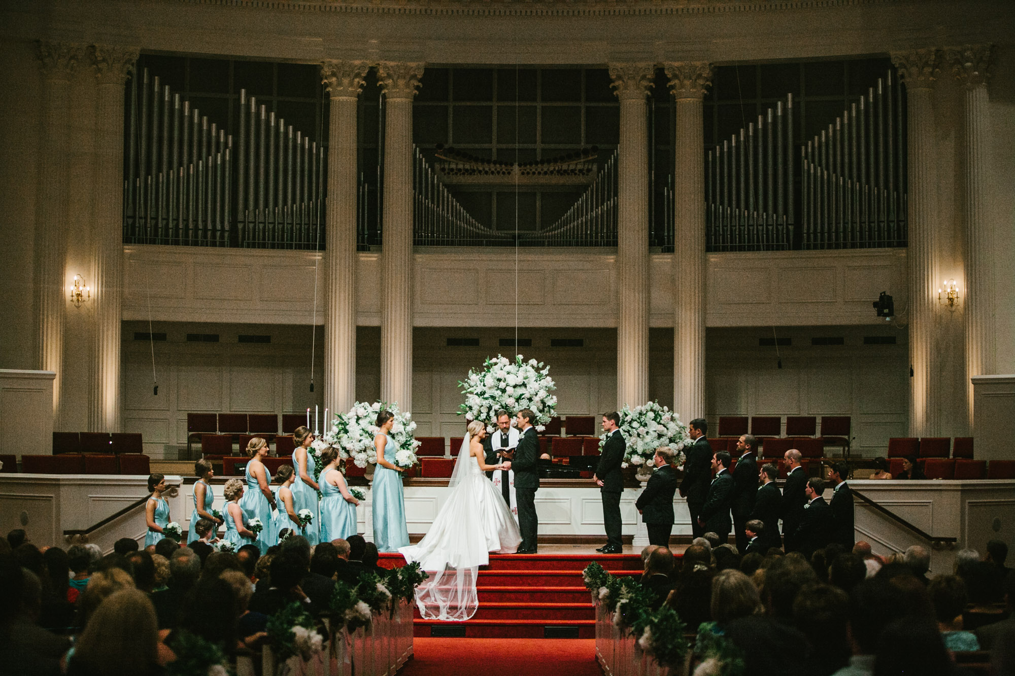 Wedding Ceremony at First Baptist Church