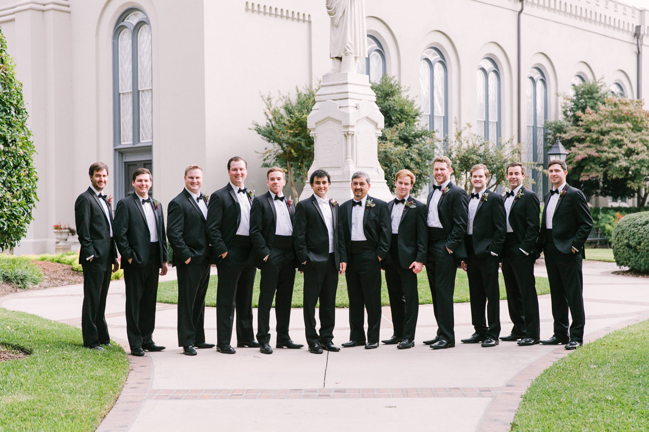 first presbyterian august ga groomsmen photo