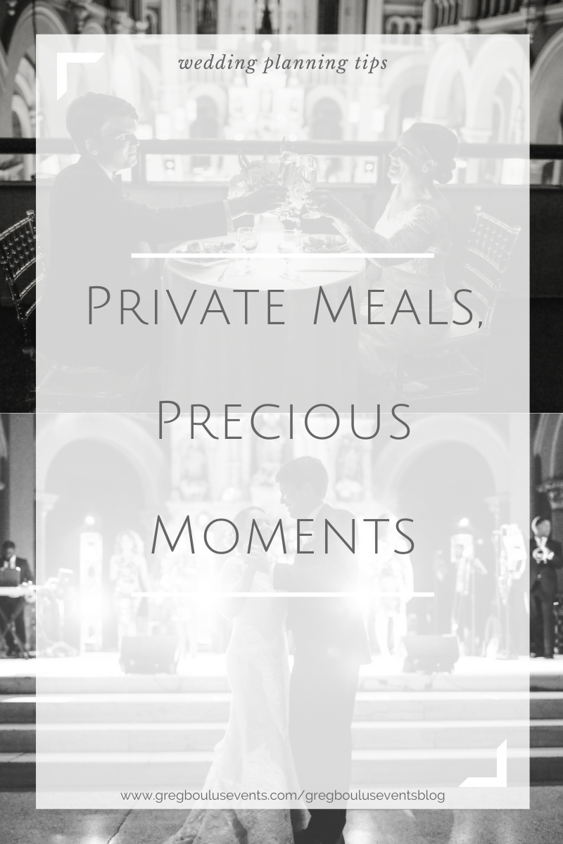 Private Meals, Precious Moments