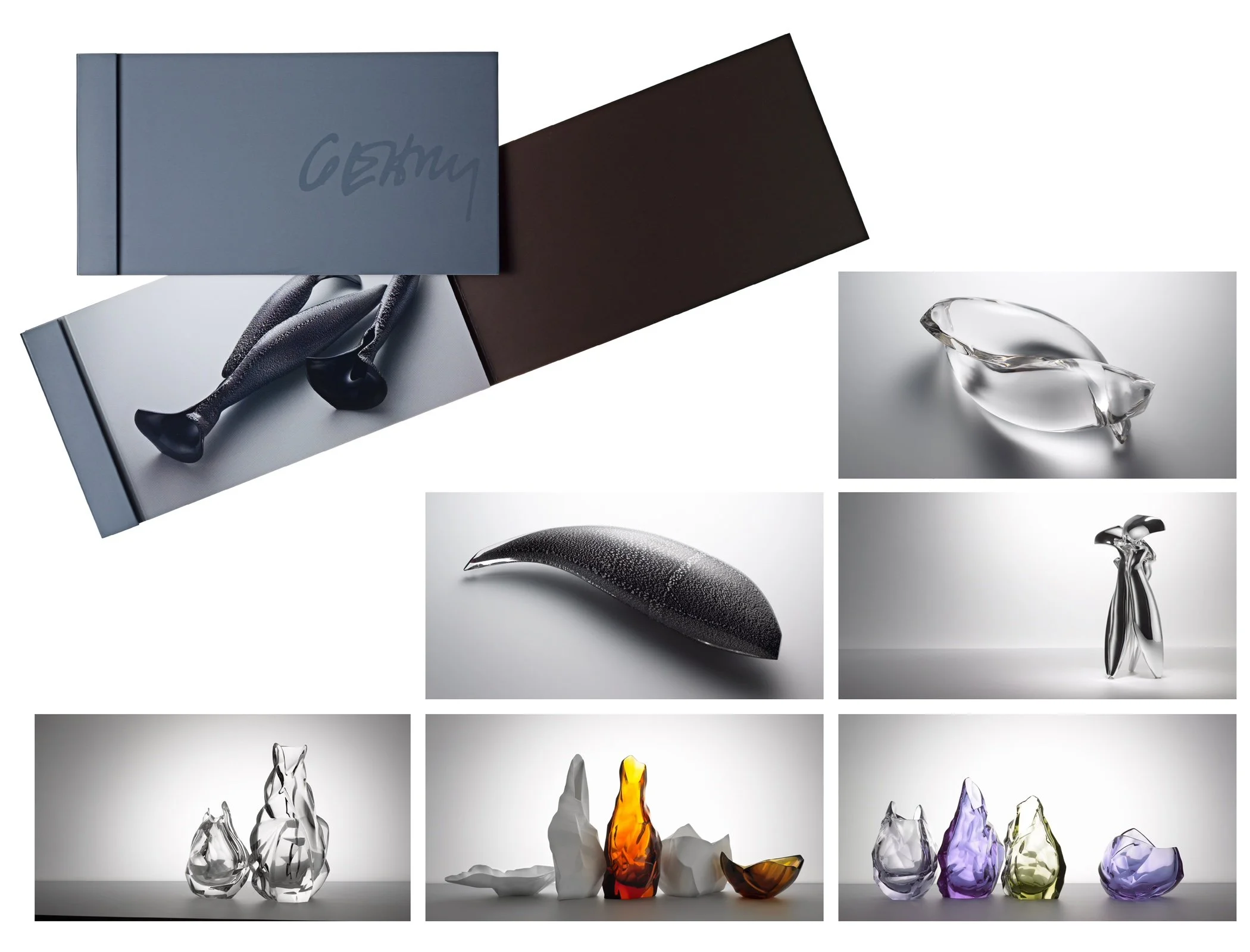  Photography by Stephen Lewis  Tabletop by Frank Gehry for Tiffany &amp; Co. Art Direction of Photography Mailer Design 