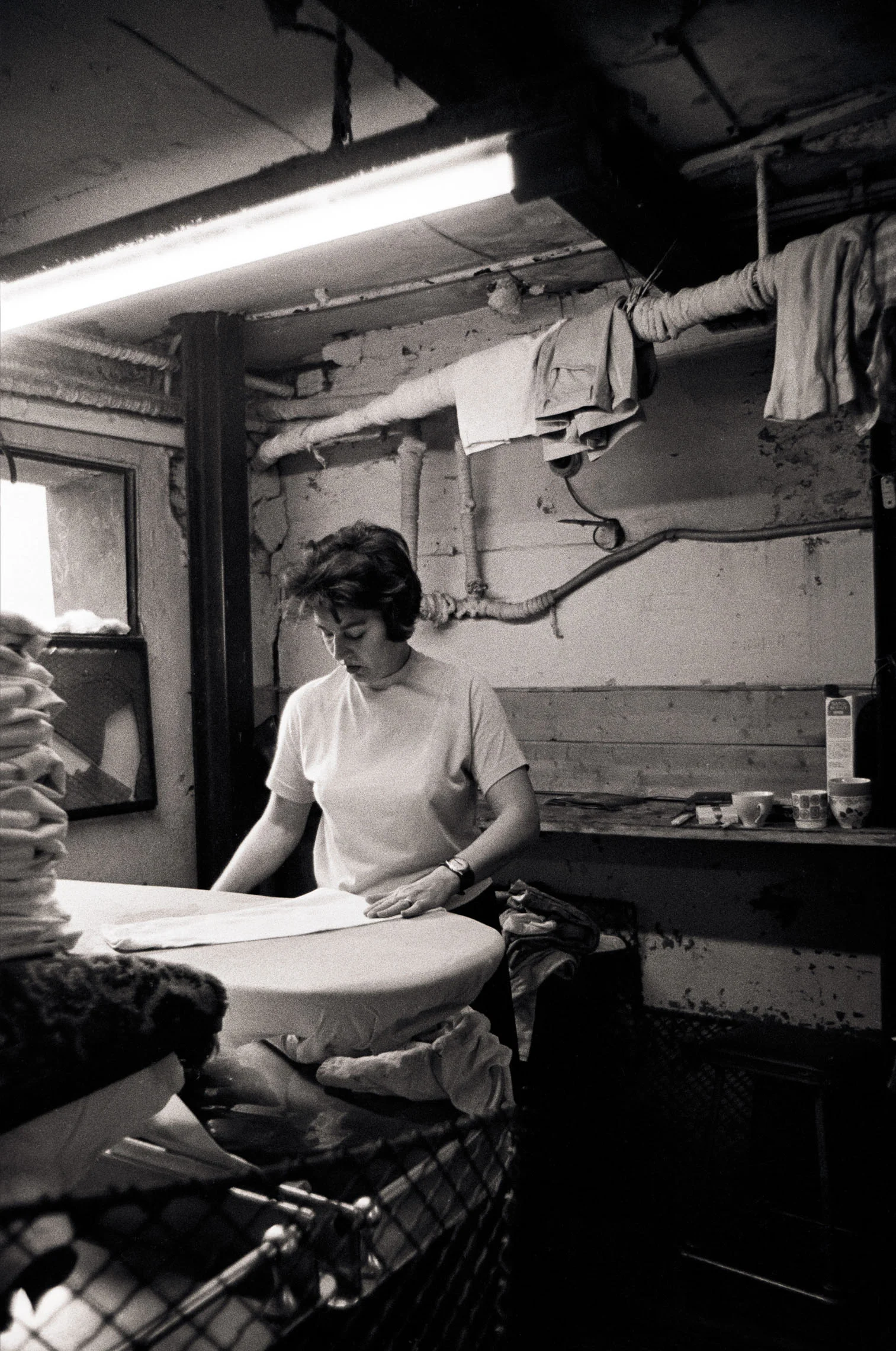 Audrey at the Shirt Press