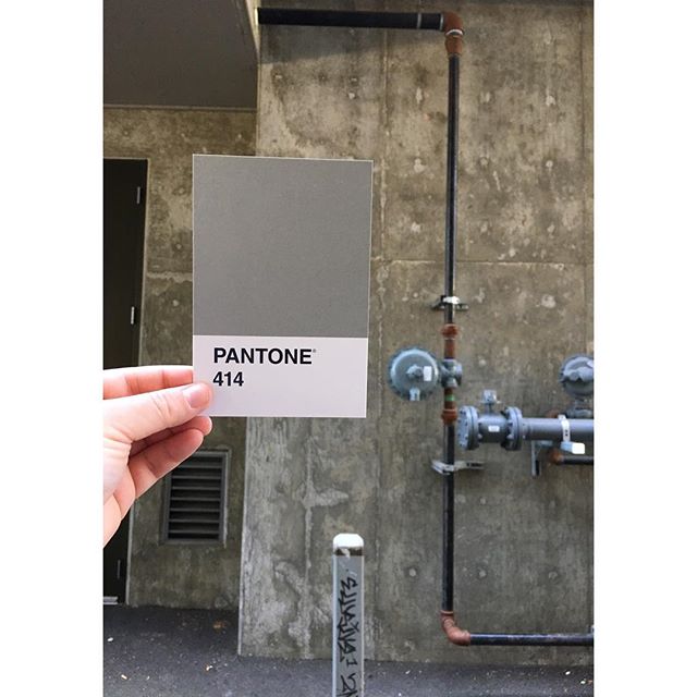 I&rsquo;m sure we are all welcoming the grey ☁️🔥
.
.
.
#OlyPantones #Colors 
#PantoneColors #PantoneGram #ColorInspiration #Olympia #PugetSound #Downtown #Grey  #Design #IHaveThisThingWithColor #GraphicDesigner #ThurstonTalk