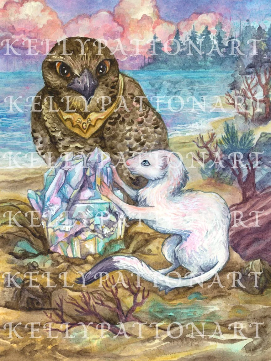  Illustration for original faery tale “The Music Box” 