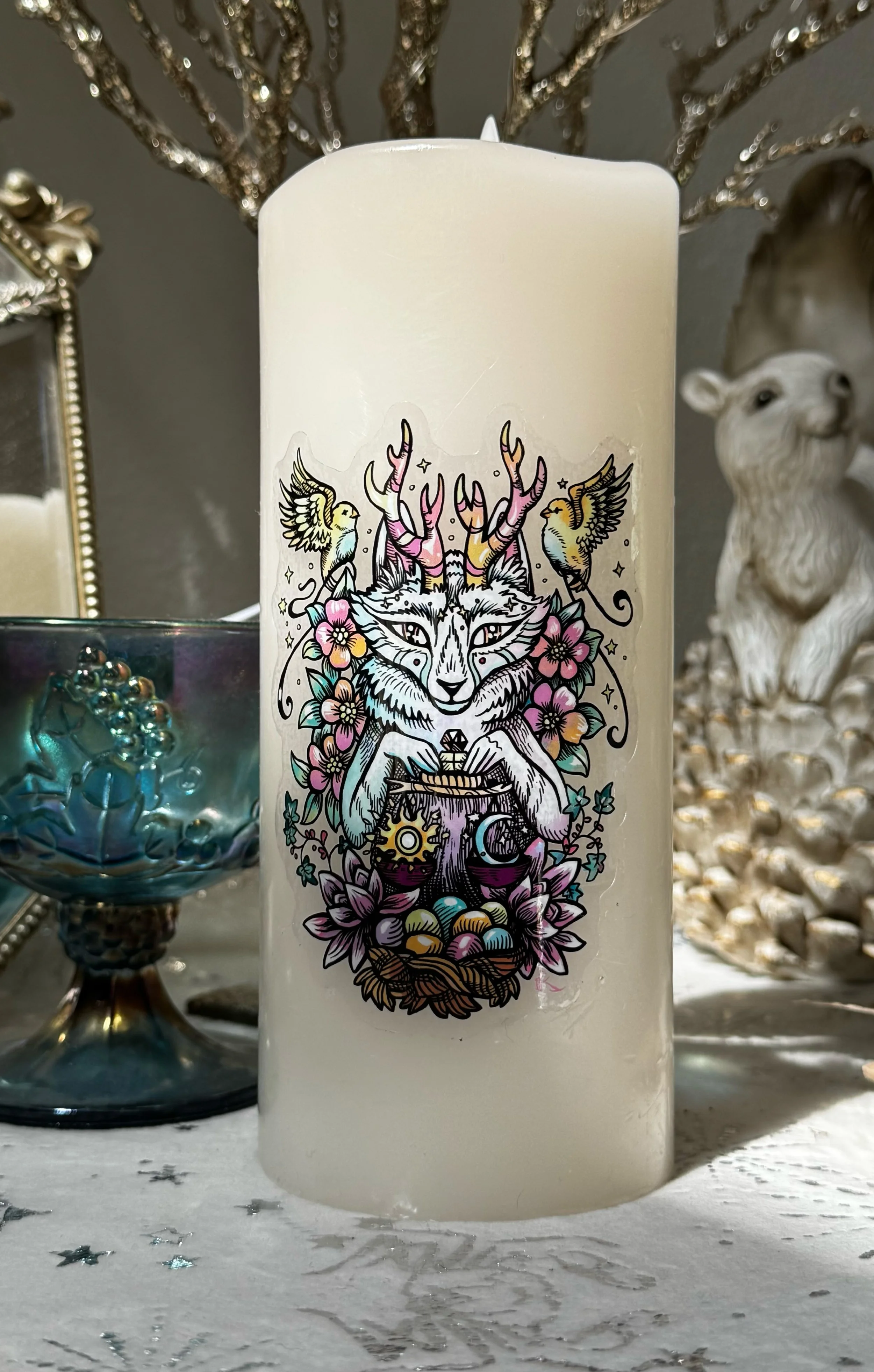 Equinox Deer Fox vinyl sticker