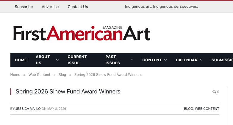 Spring 2026 Sinew Fund Award Winners