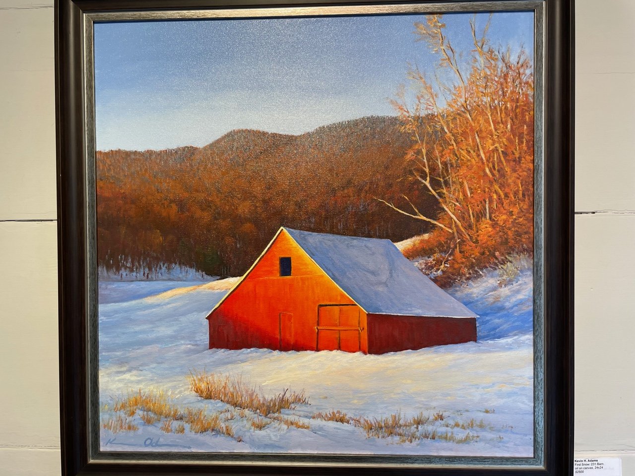 Sold.  First Snow: 231 Barn