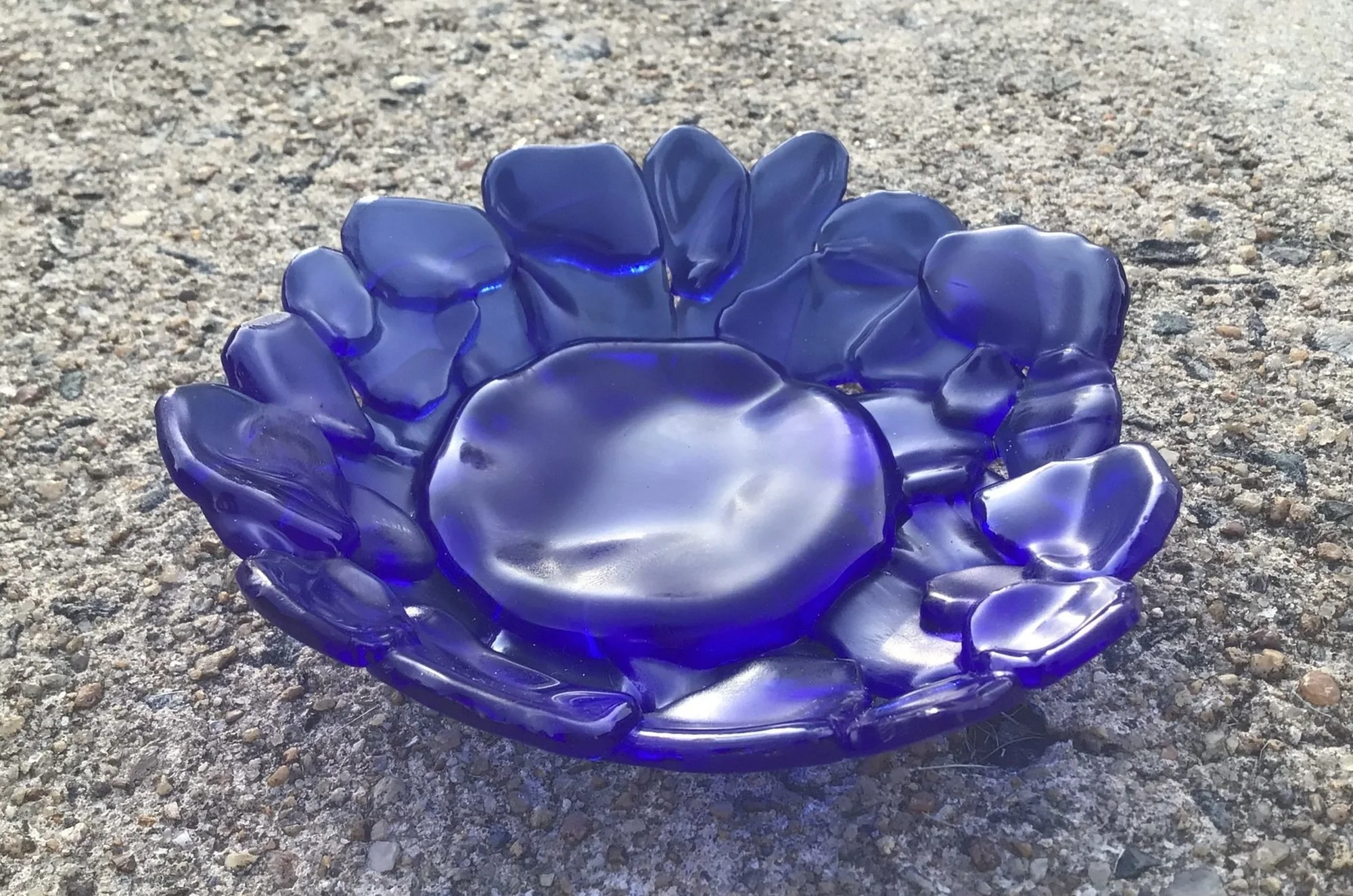 Cobalt Recycled Beverage Bottle Glass