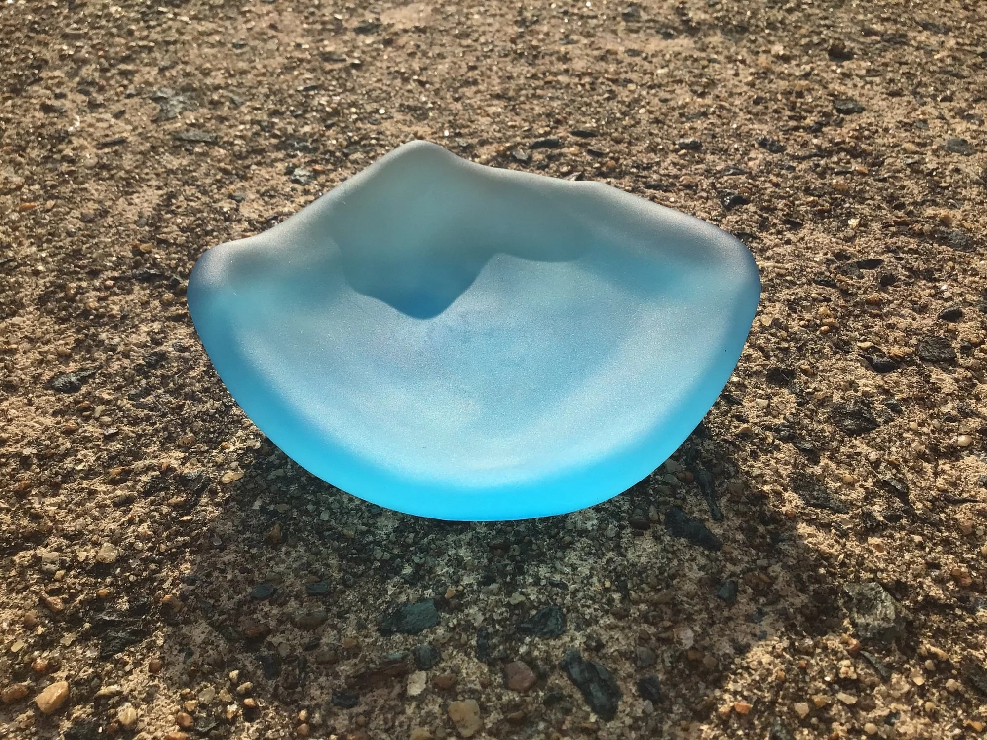 Deep Turquoise Recycled Beverage Bottle