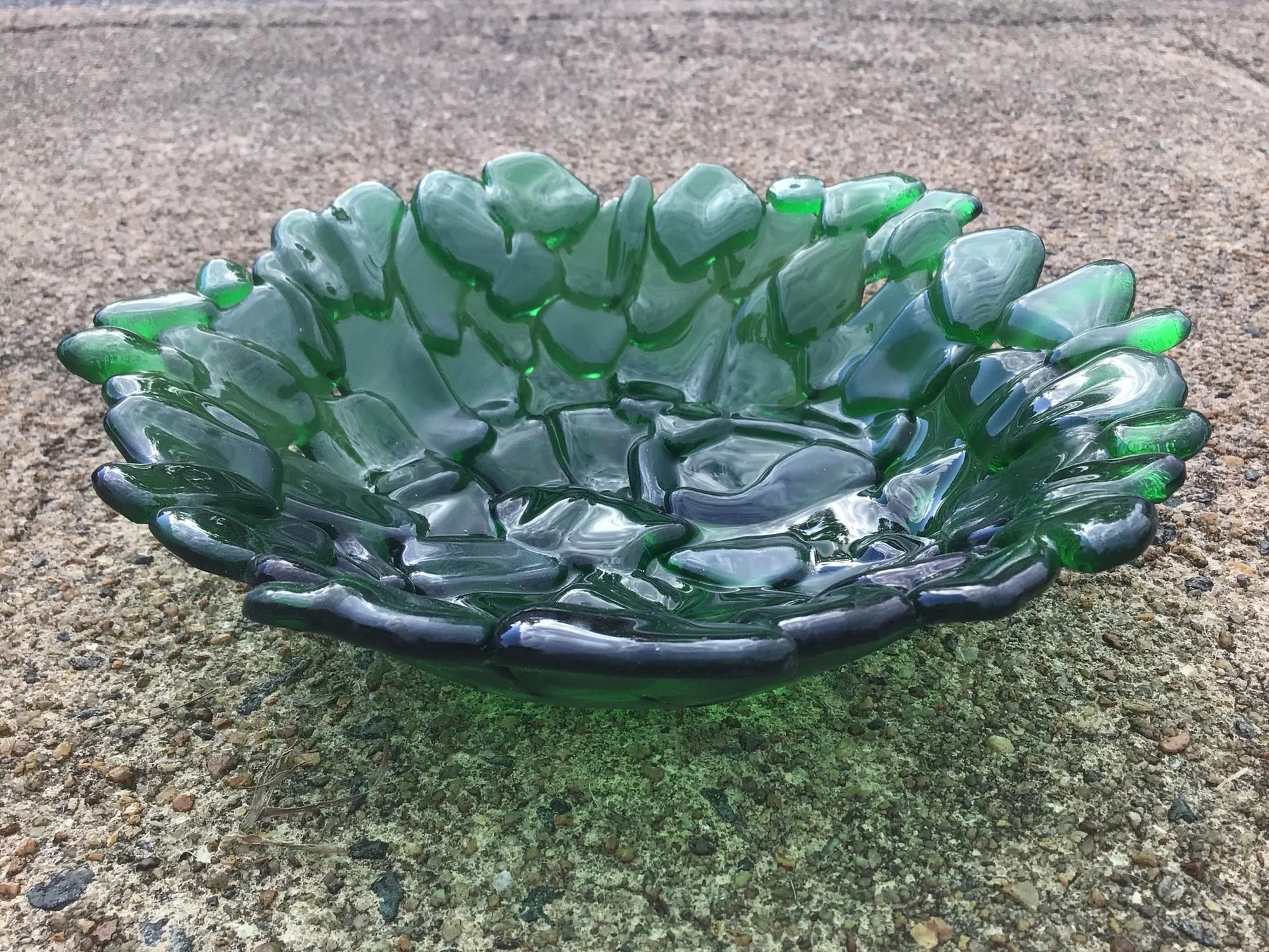 Deep Green Recycled Beverage Bottle