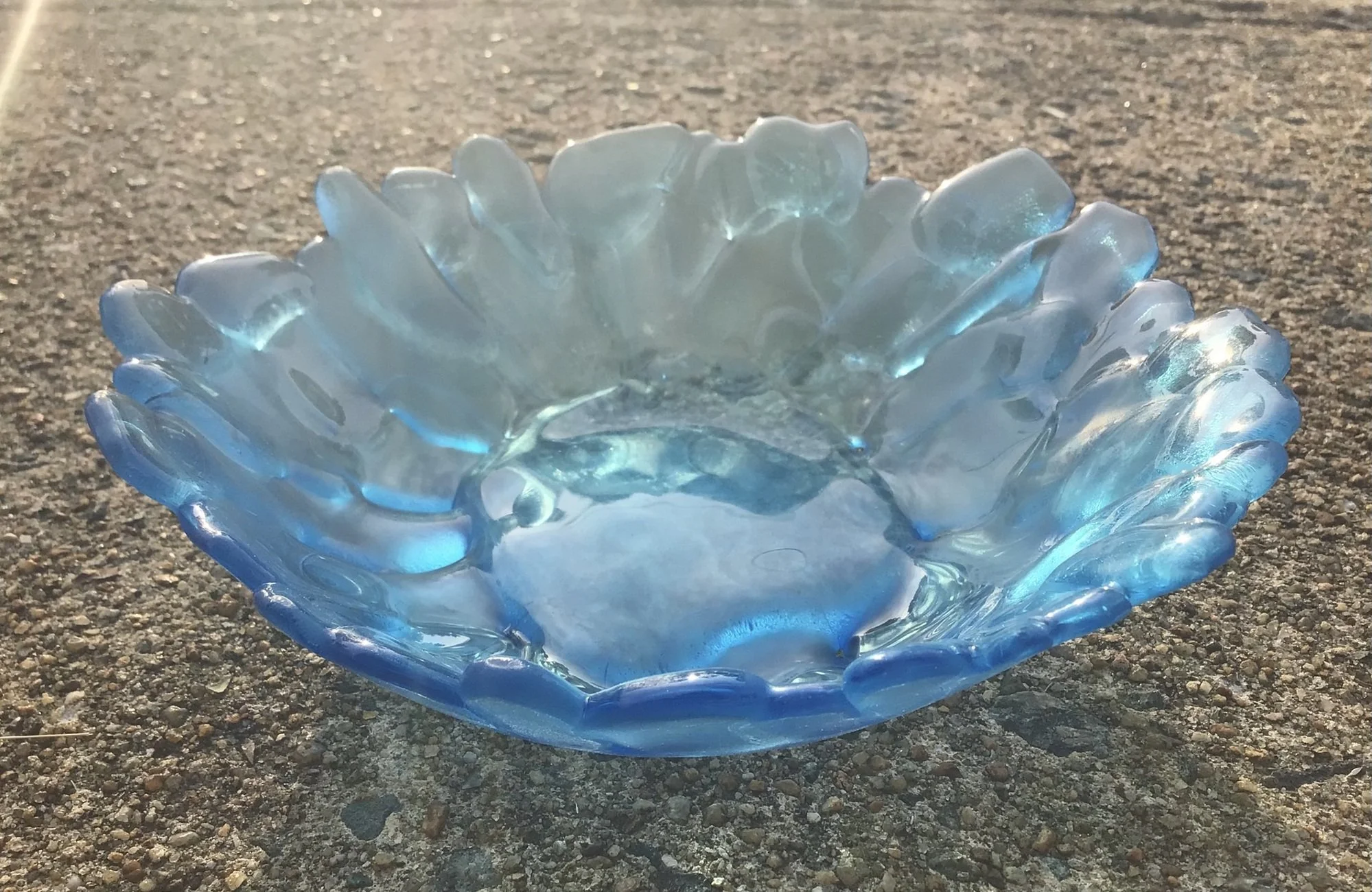 Deep Turquoise Recycled Beverage Bottle