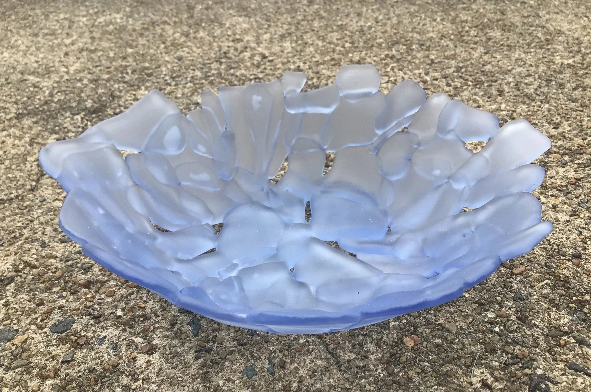 Periwinkle Frost Recycled Beverage Bottle