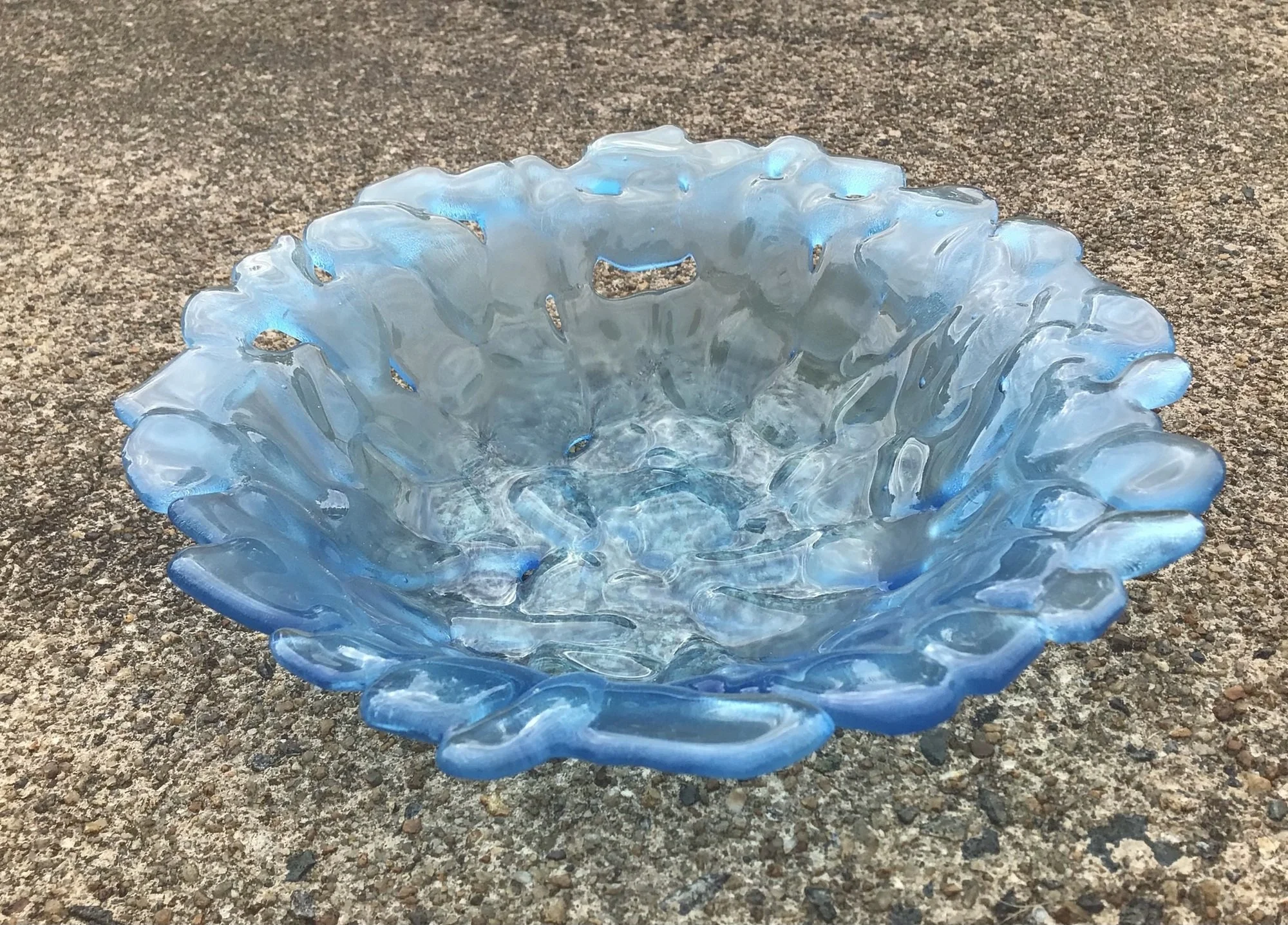 “Sky Happy” Deep Turquoise Recycled Bottle