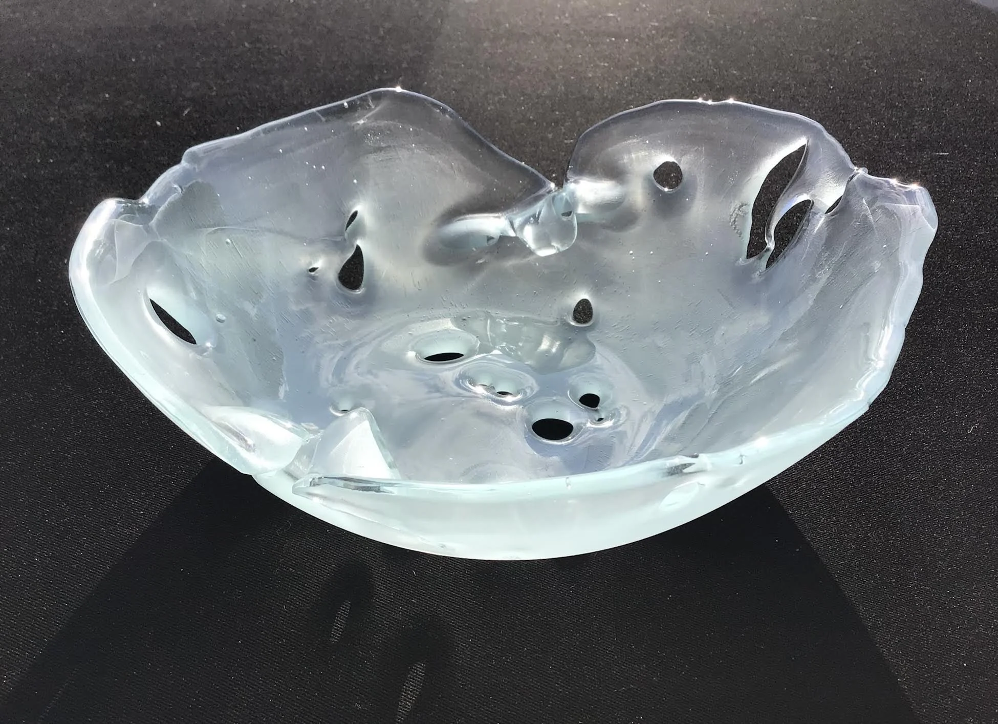 “Melt” Clear Reclaimed Scrap Art Glass