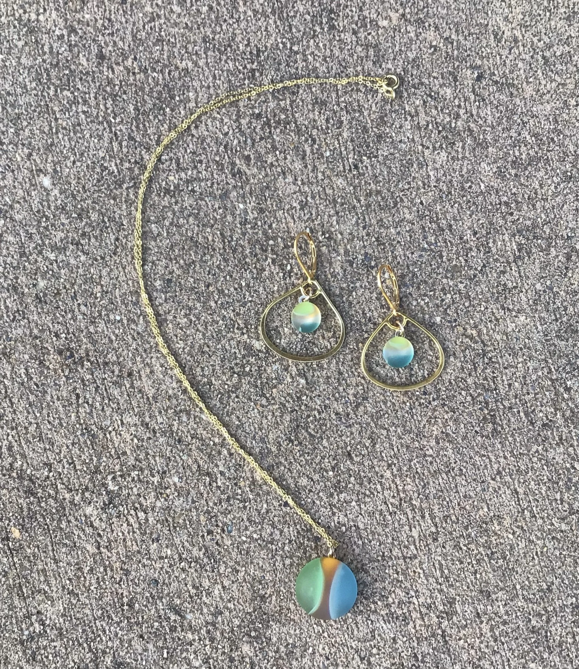 Necklace and Earrings