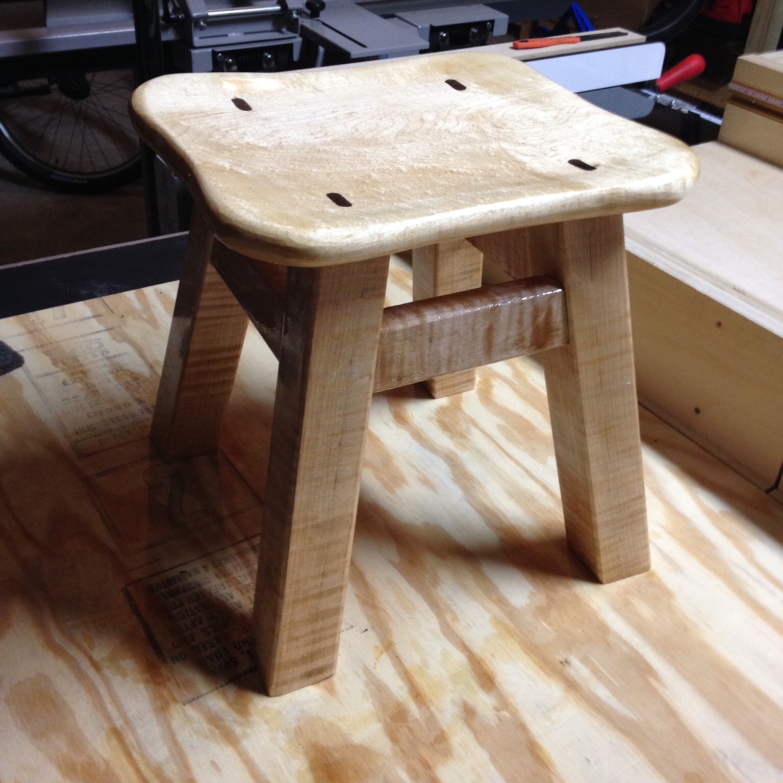 Modern Sculpted Stool