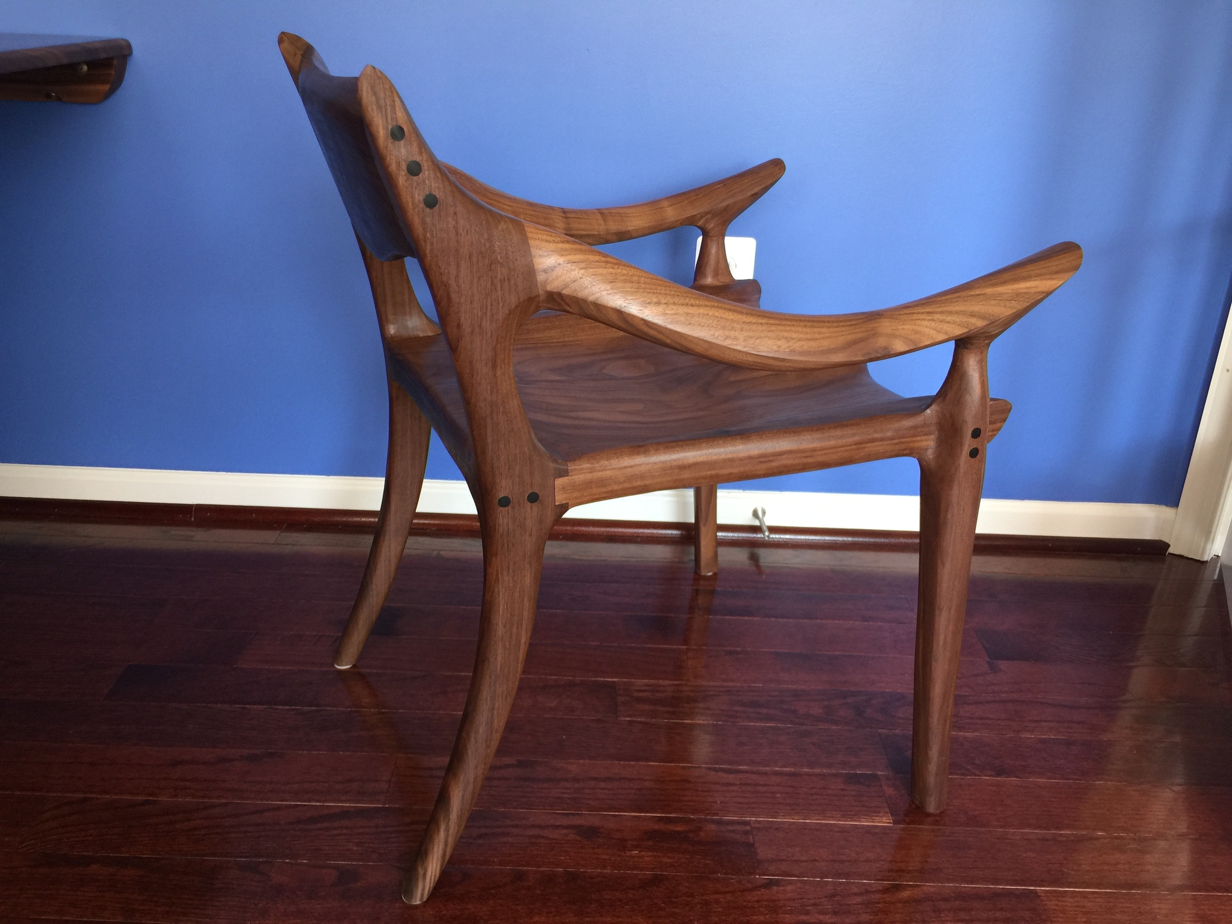 Maloof Inspired Low Back Chair