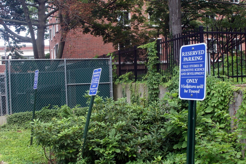 We have lots of dedicated parking just a minute or two from the lab