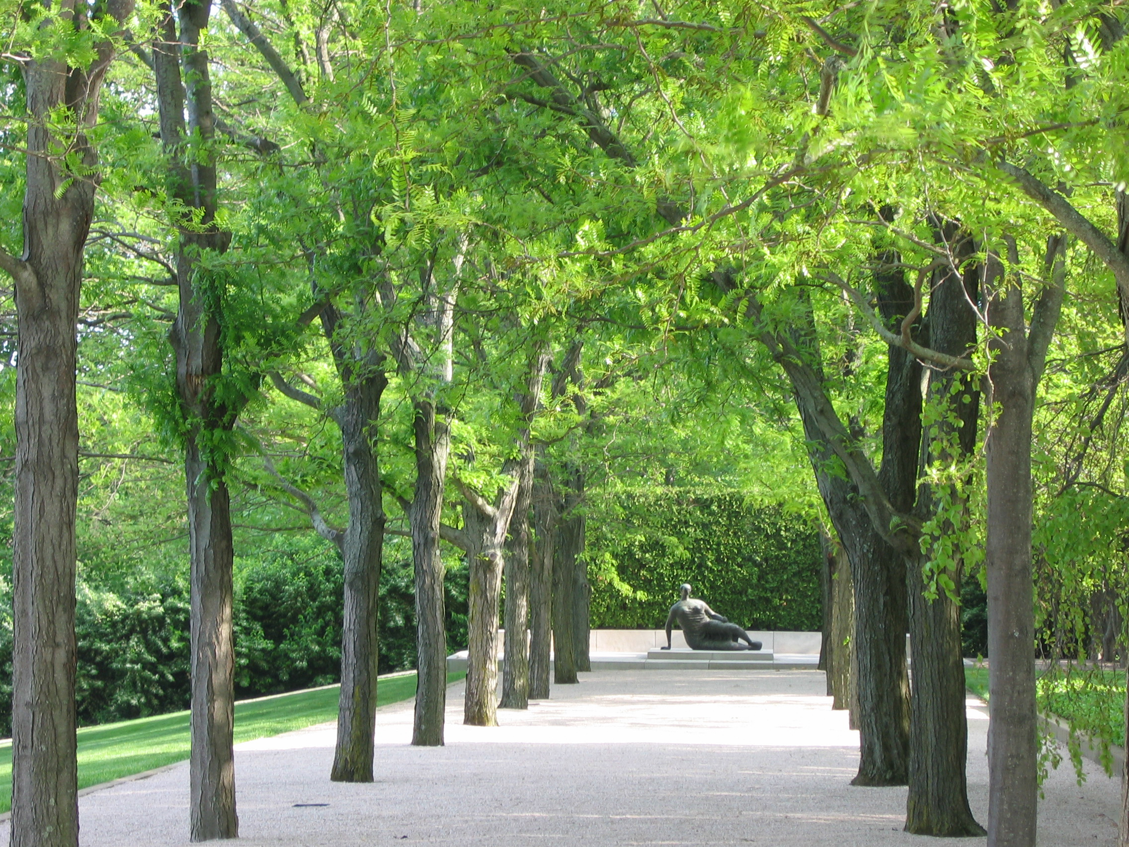 Photo of the iconic mid-century Miller Garden from tclf.org