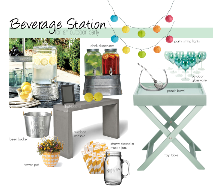 3 Reasons Why You Need a Beverage Station At Your Next BBQ — GEORGETTE  MARISE INTERIORS