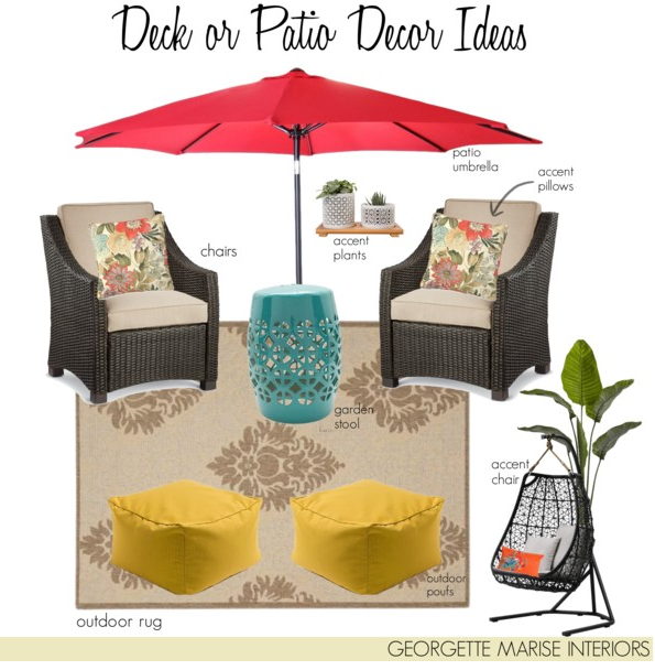 Simple Decorating Ideas For Your Deck Or Patio Georgette Marise