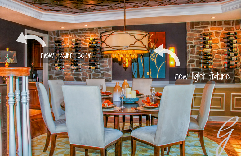 Dining room by my good friend and interior designer Sharina Liverman.
