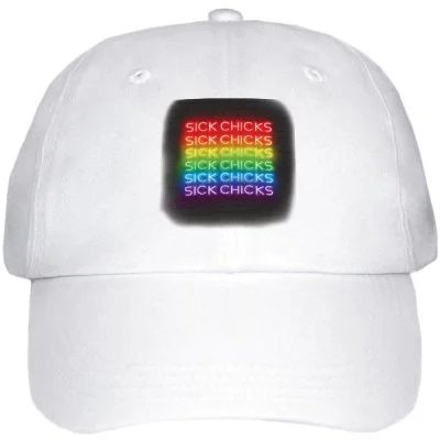 Rainbow Sick Chicks Baseball Hat