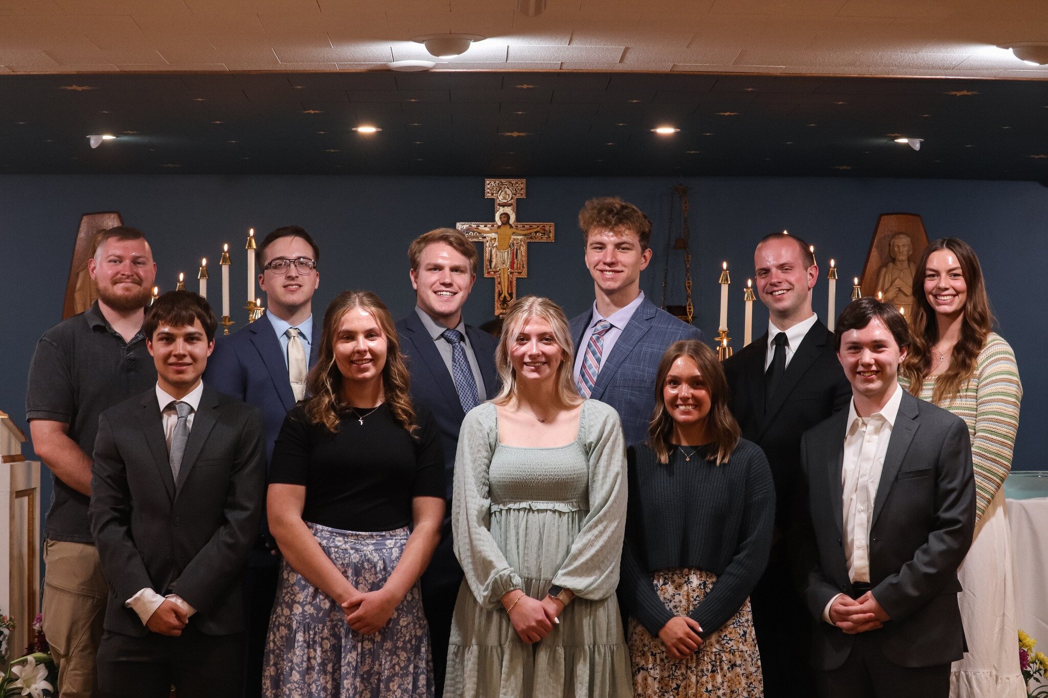 He is Risen, as He said He would!

This Saturday, at the Easter Vigil, we had the great joy of welcoming 11 people into the One, Holy, Catholic, and Apostolic Church! 

Welcome home (front l-r) Connor, Skyler, Charlotte, Madison, Jacob, (back l-r) Fl