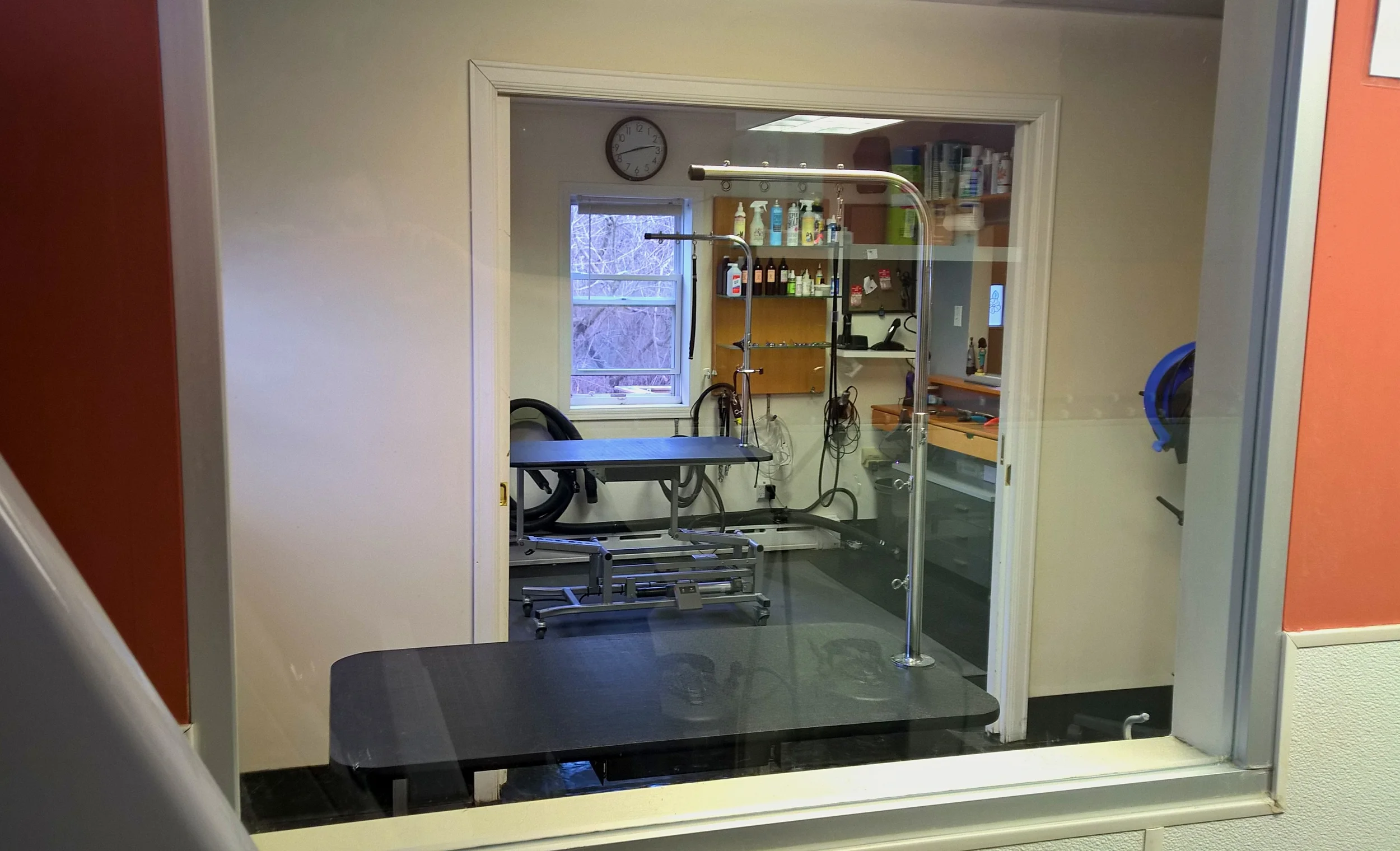 All four of our rooms are all visible no matter where you stand.