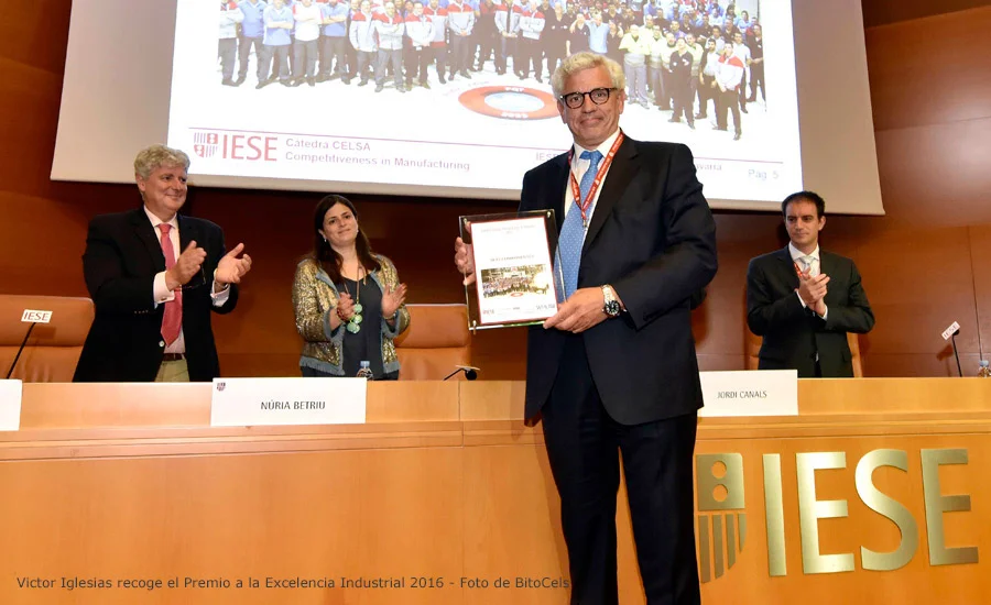 Seat Componentes, Premio a la Excelencia Industrial 2016