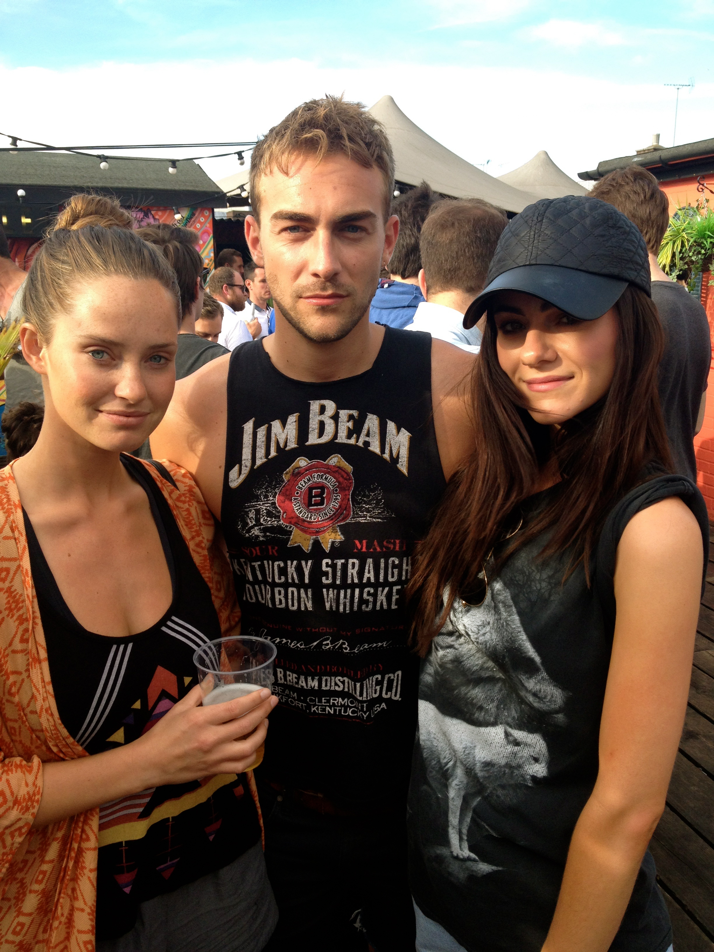 ◆ Tom, Parky and myself at the Queen of Hoxton rooftop!