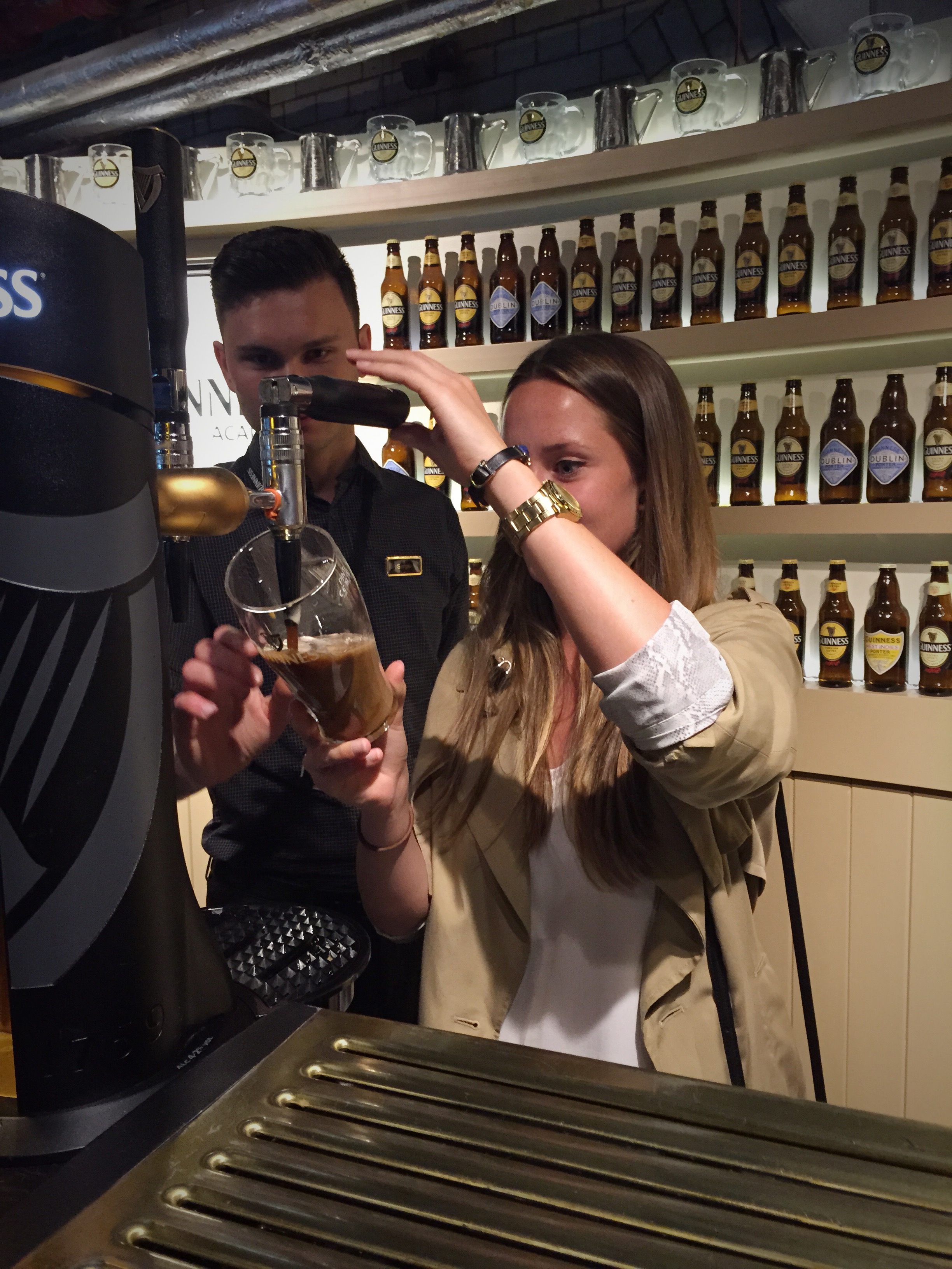 ◆ Pouring the perfect pint