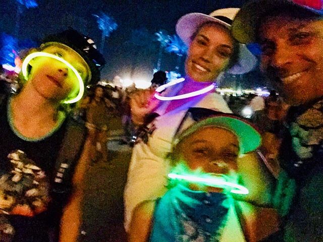 The whole family went to #Coachella
