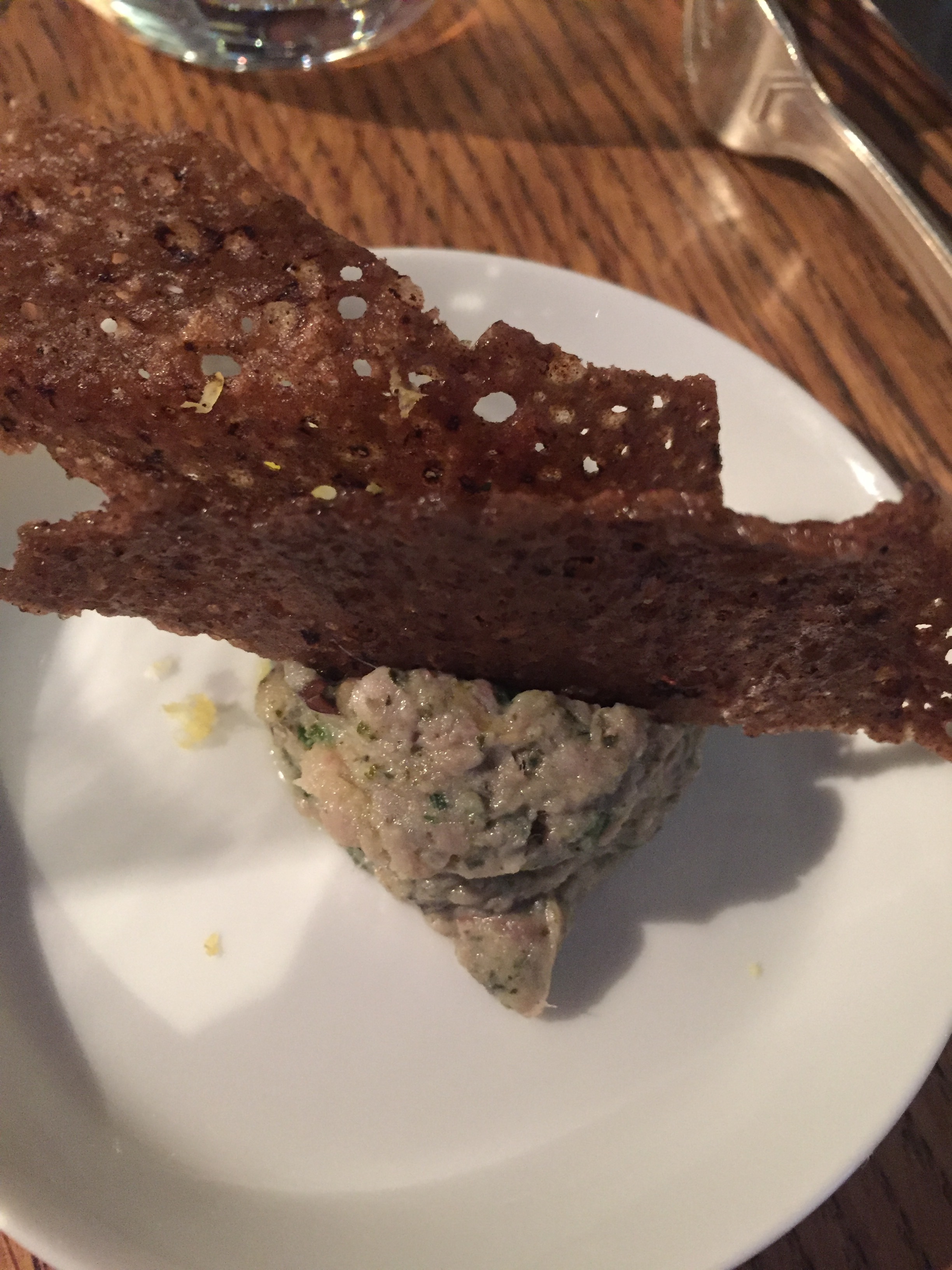 This was some kind of fish appetizer as a sort of pate. I was pleasantly surprised.