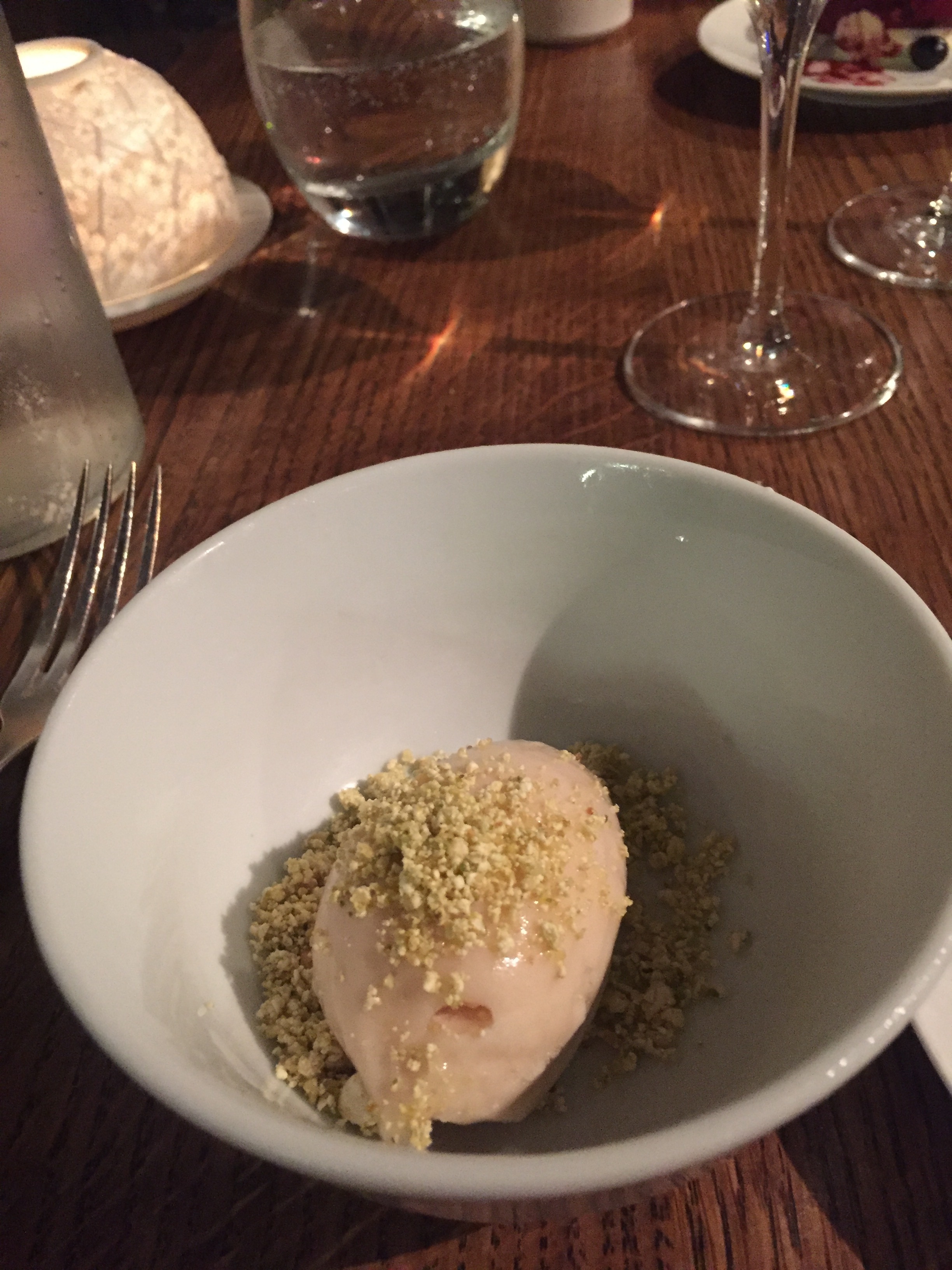 This was my favorite dessert, but they were all great. I just liked this because it kind of tasted like homemade apple crisp.