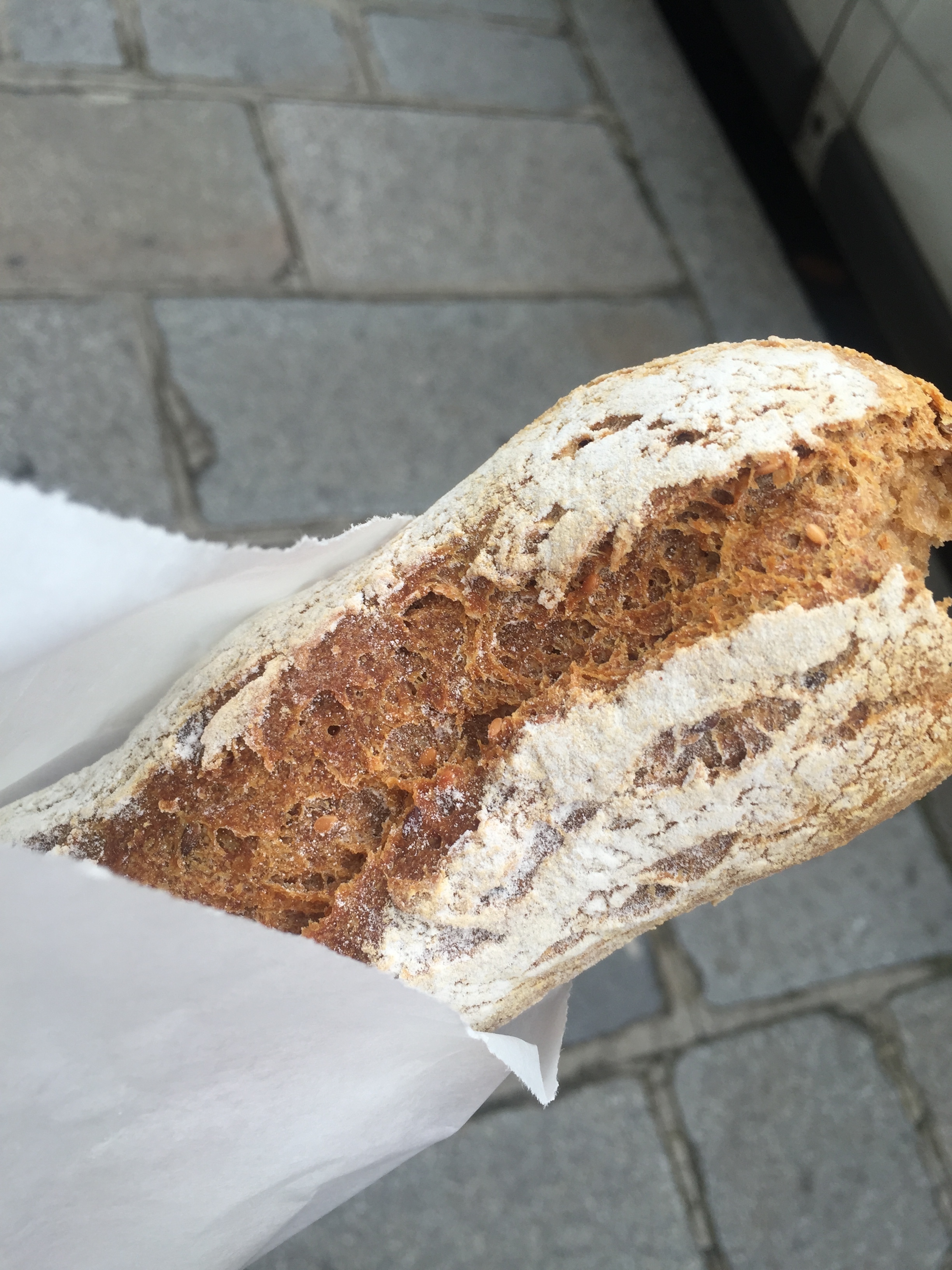 This is A GLUTEN FREE BAGUETTE!!! YASSS!!!! So good!
