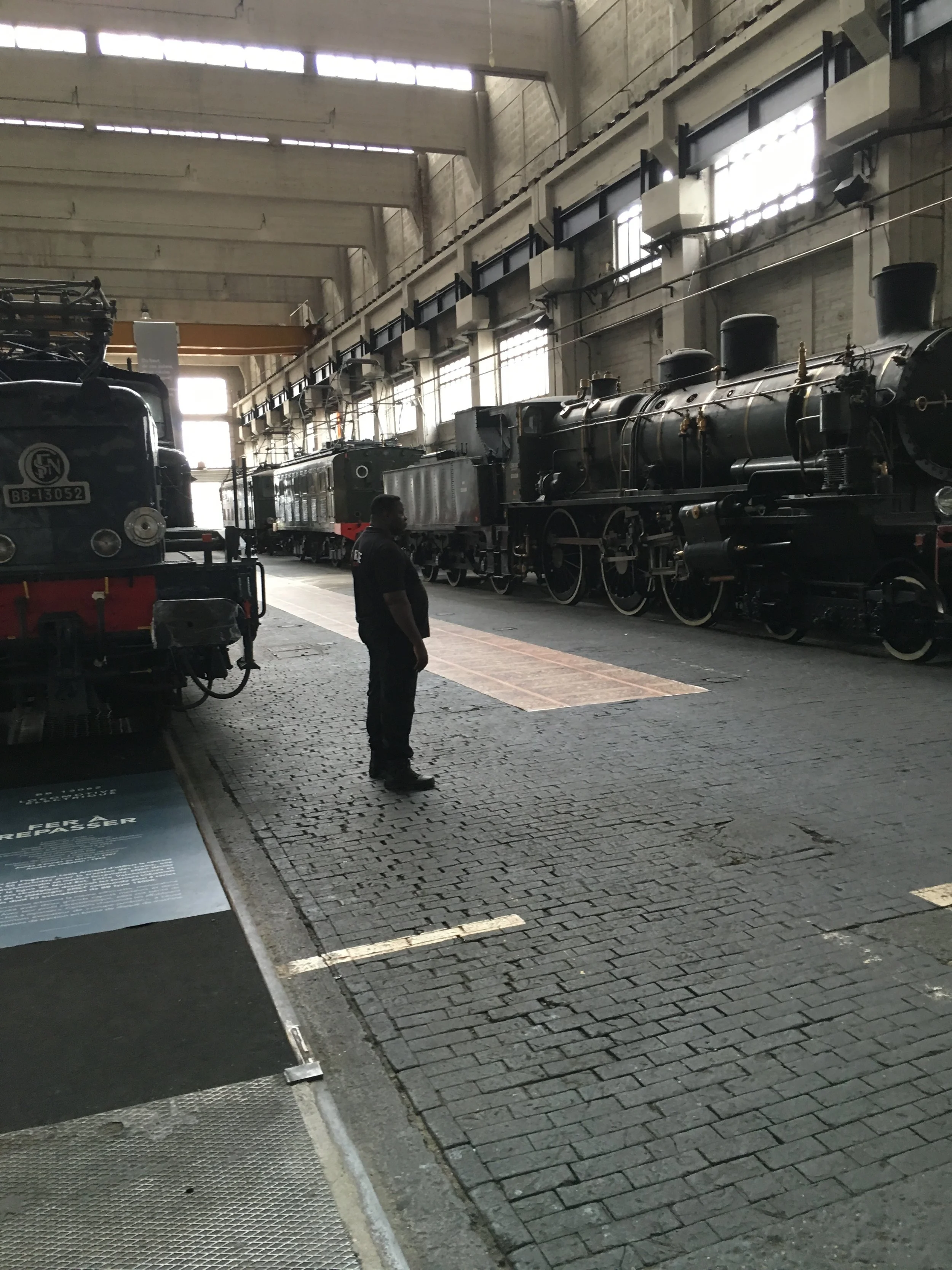 The place was really cool! They had all of the different train models that they have used historically.