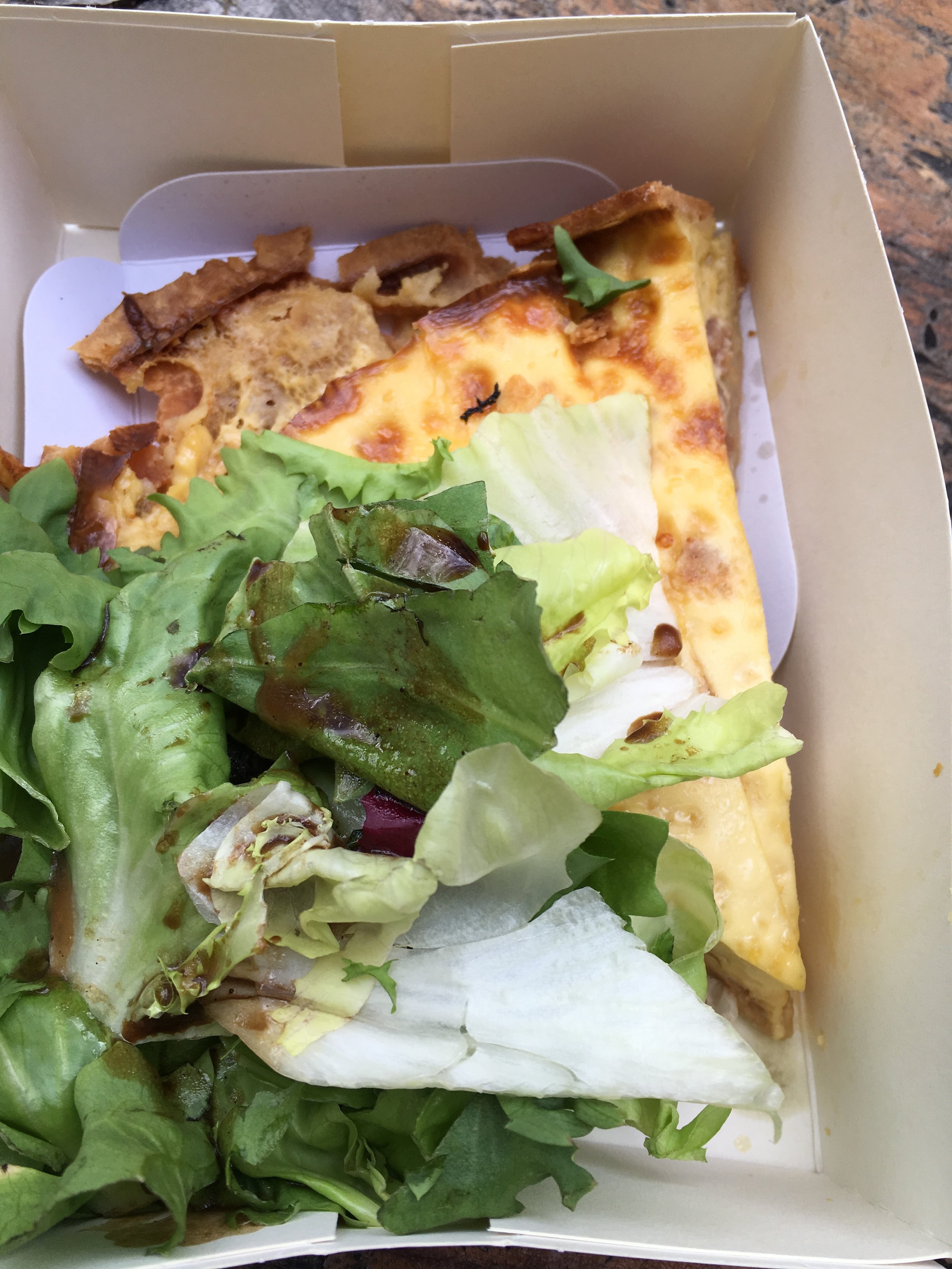 I really liked the quiche. I definitely ate too much by the time I ate this, so I honestly don't remember it that much.