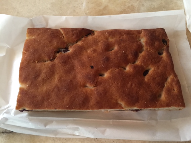This gluten free focaccia was so amazing! Like all of the other breads, it didn't taste "gluten free" at all, and the olives in there were so perfect. I seriously want to cry thinking about how much I miss this! It was PERFECTION!