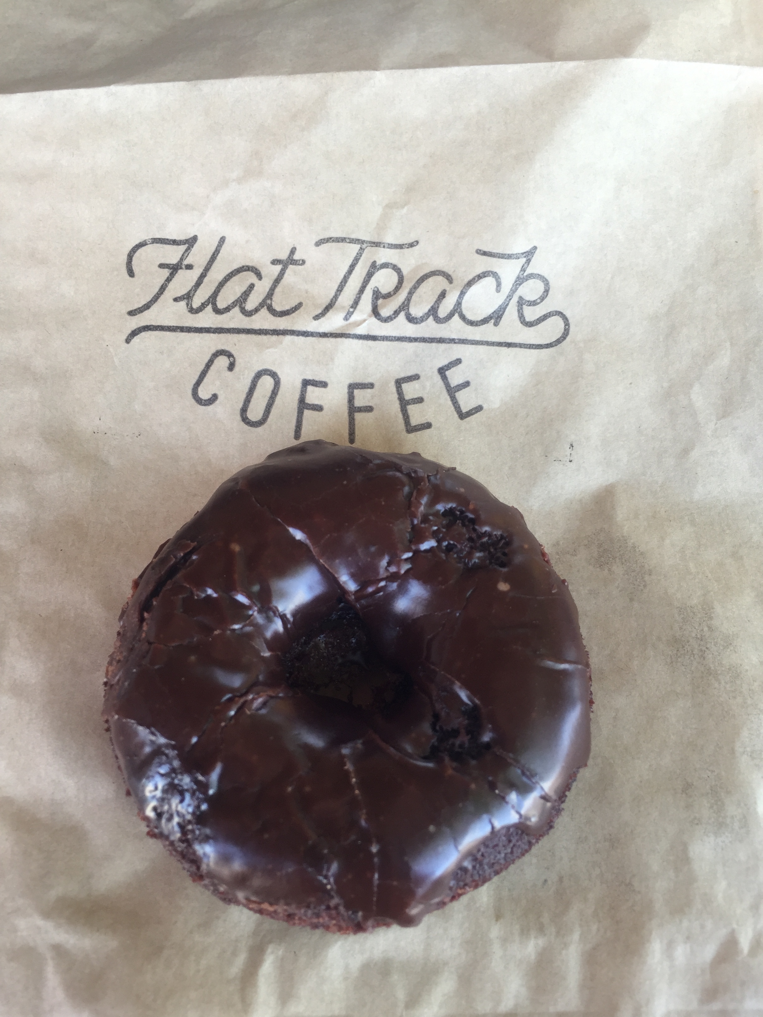 So my husband stopped here to get a coffee while I was waiting for our tacos at Veracruz All Natural food truck, and he brought me back this baked gluten free chocolate donut (SO SO GOOD!). It was such a fun discovery and the fact that they had gluten free (that had just come out of the oven btw) was an even bigger win. Their coffee was great too. It's just a little coffee shop with not much seating, but if you're in the area, it's definitely worth a visit.